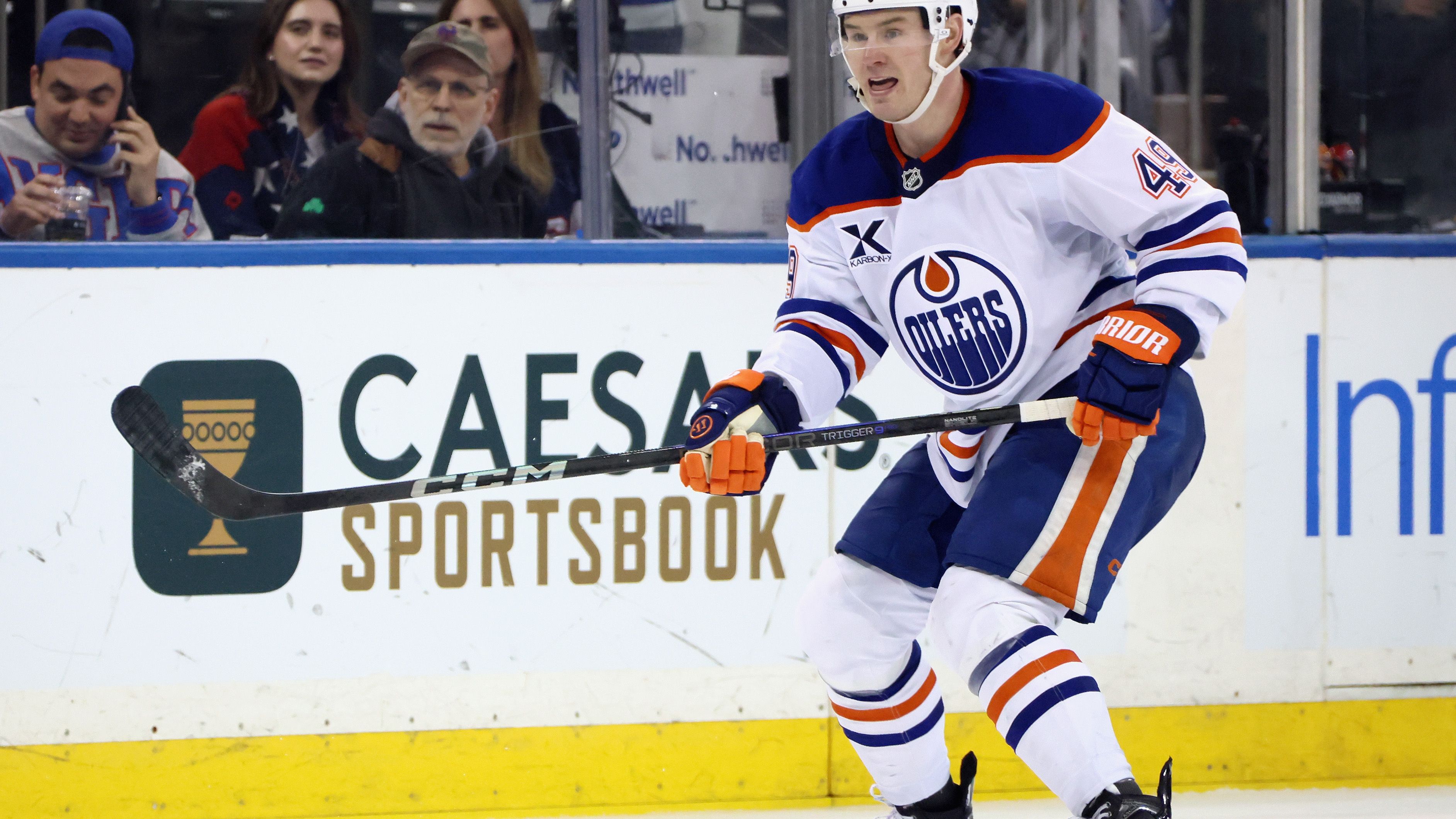 Edmonton Oilers v New York Rangers