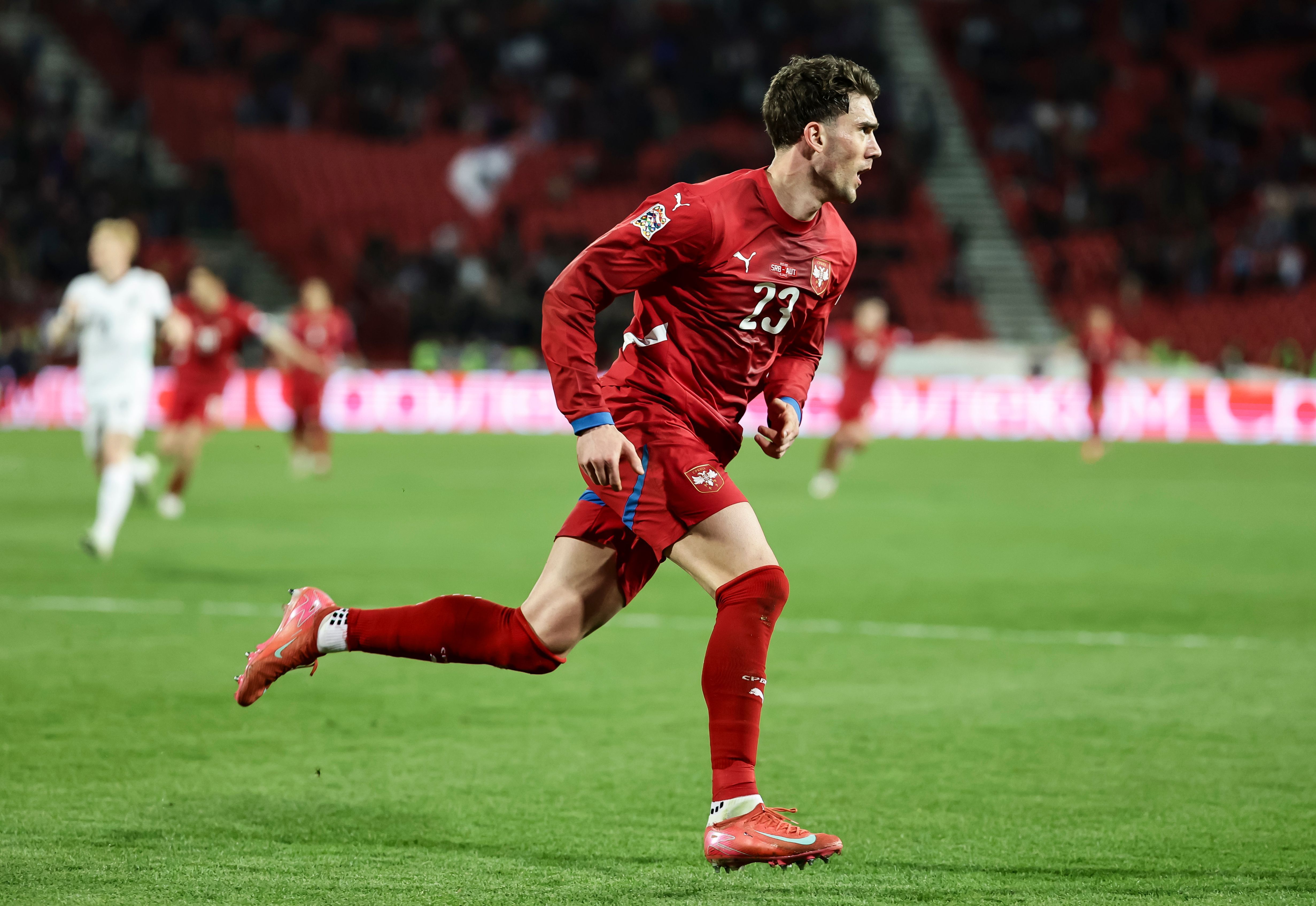 Serbia v Austria - UEFA Nations League 2024/25 League A/B Play-offs Second Leg