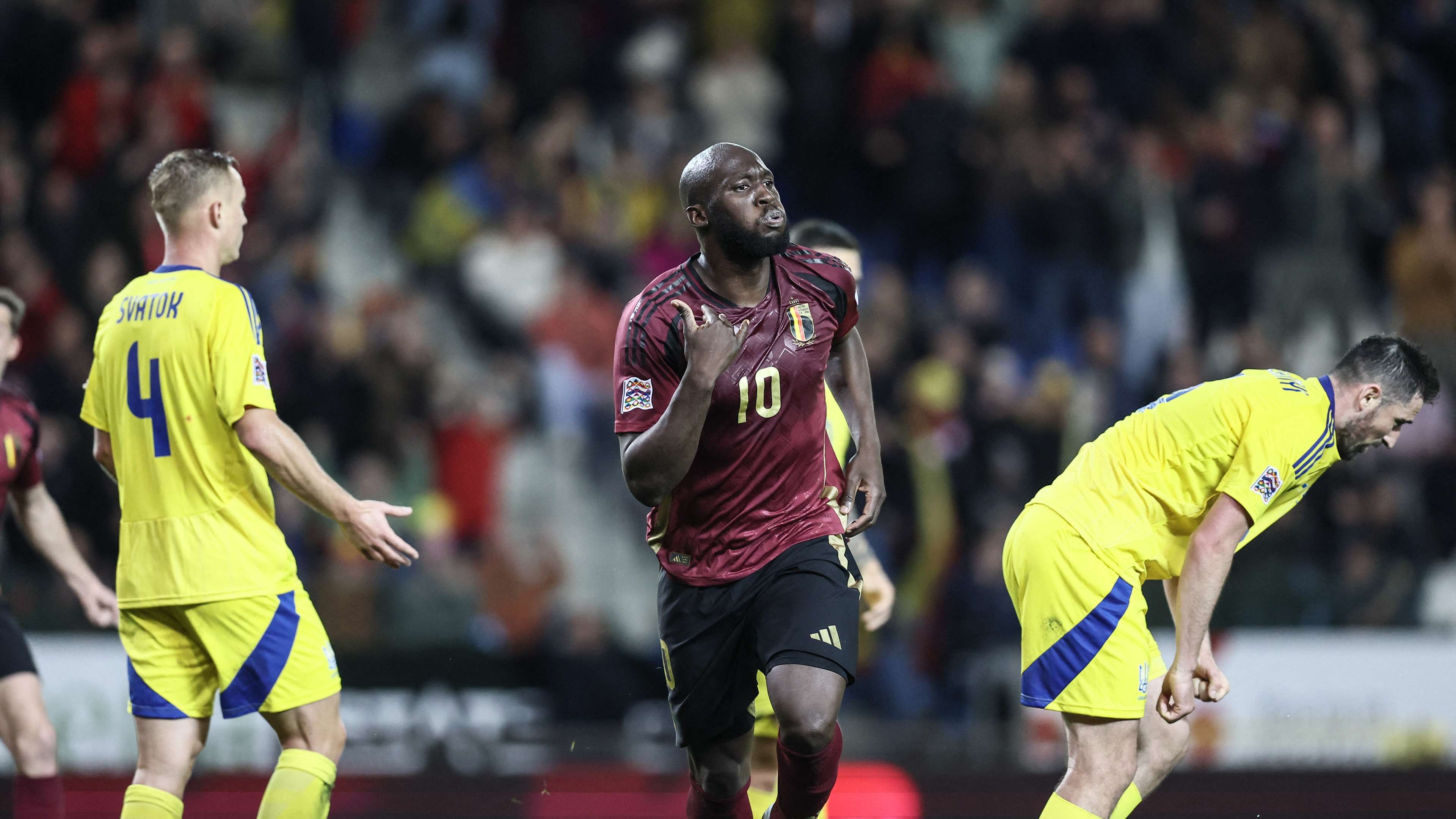 SOCCER NATIONS LEAGUE PLAYOFFS BELGIUM VS UKRAINE