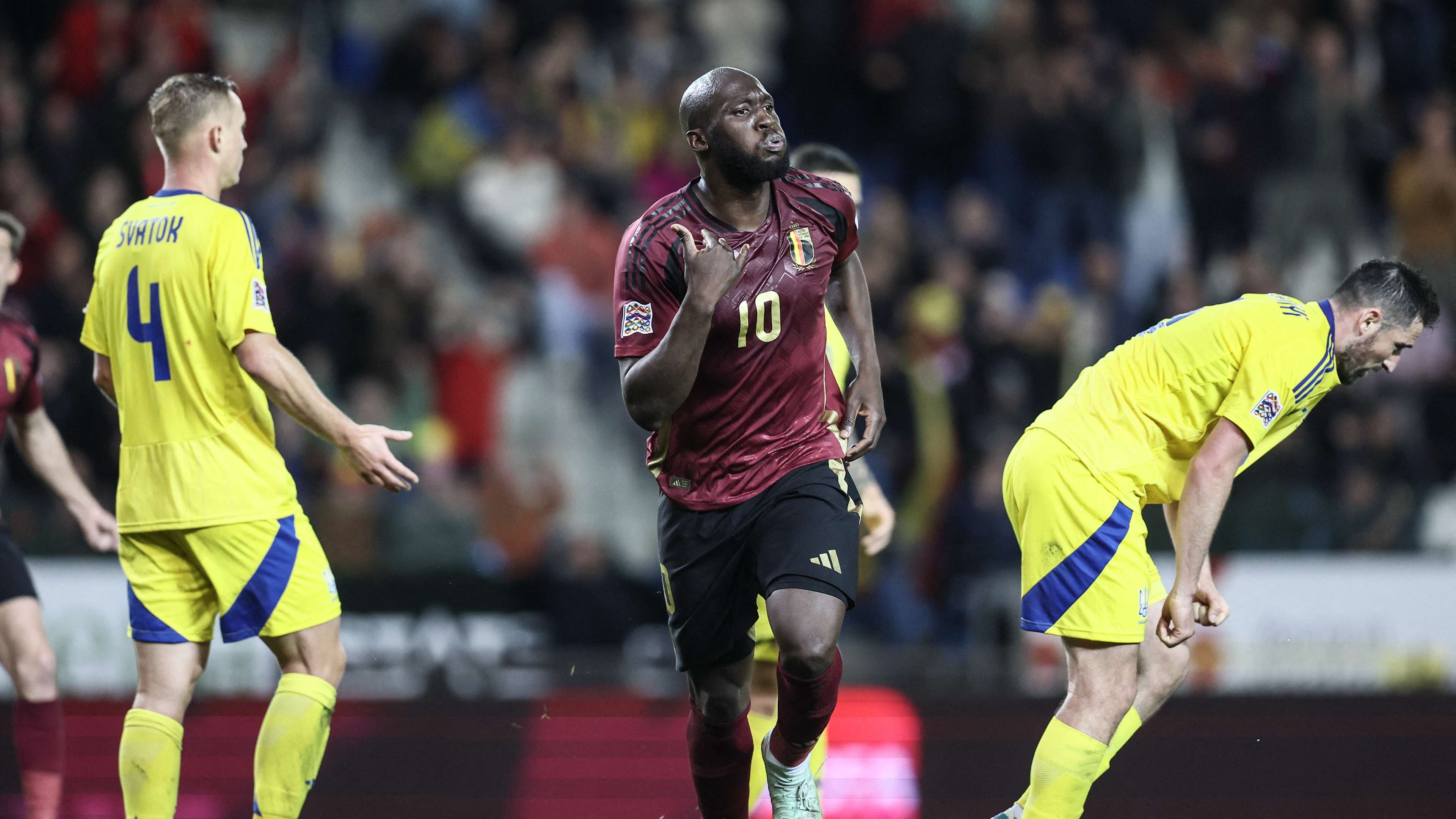 SOCCER NATIONS LEAGUE PLAYOFFS BELGIUM VS UKRAINE