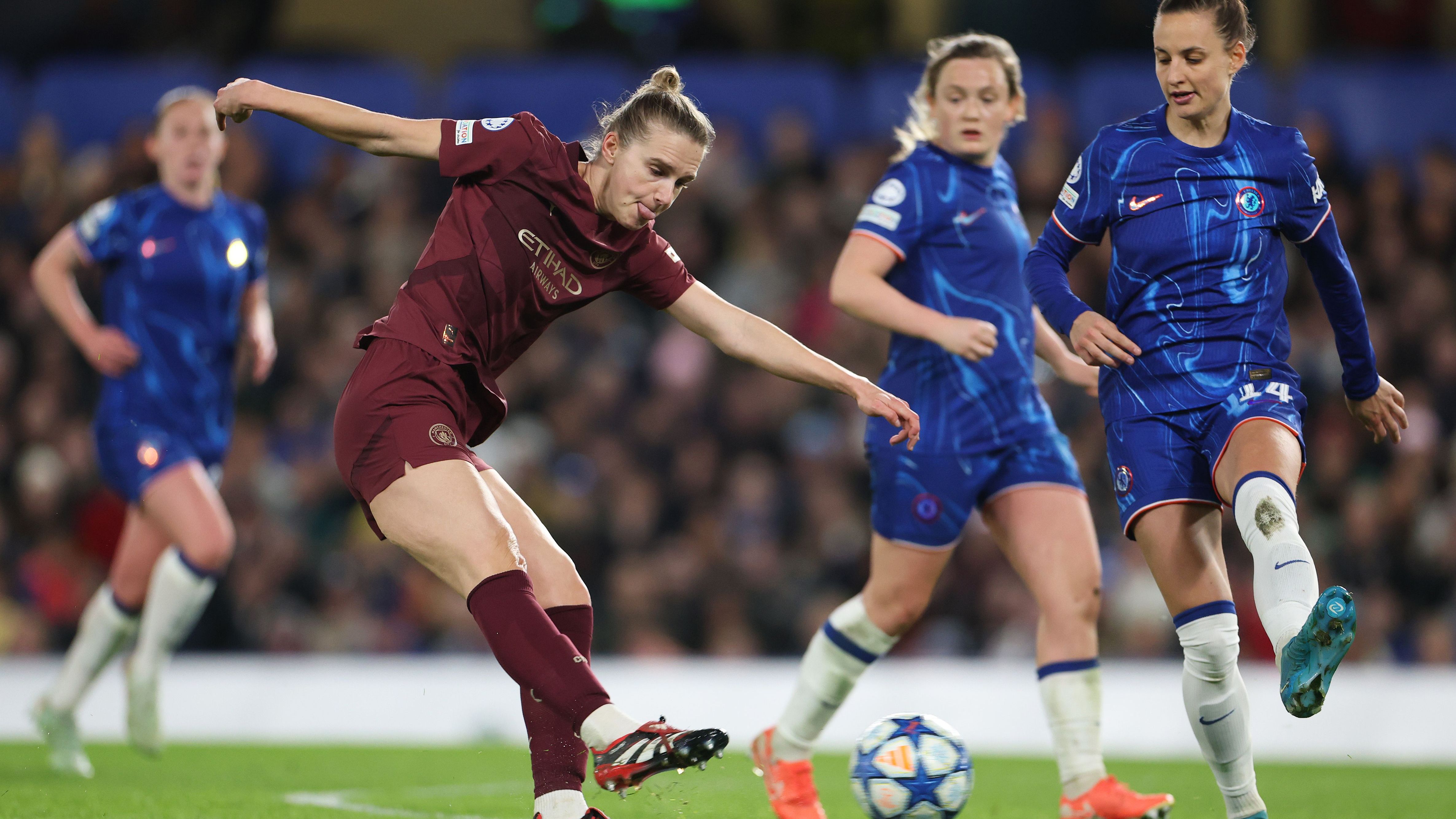 Chelsea FC v Manchester City - UEFA Women's Champions League Quarter Finals Second Leg