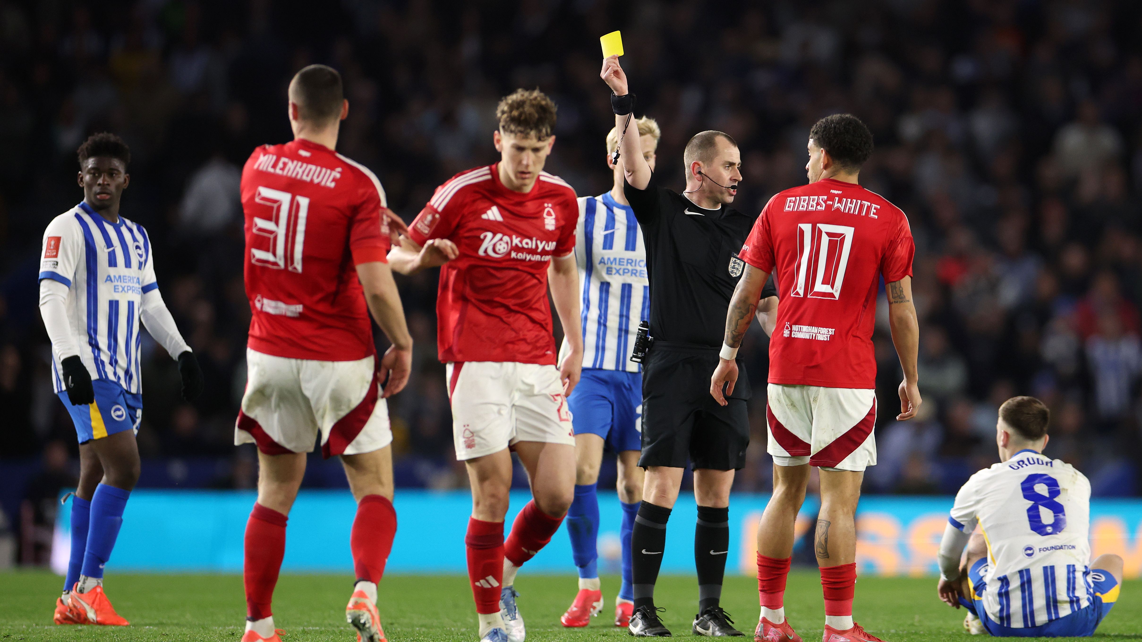 Brighton & Hove Albion v Nottingham Forest - Emirates FA Cup Quarter Final