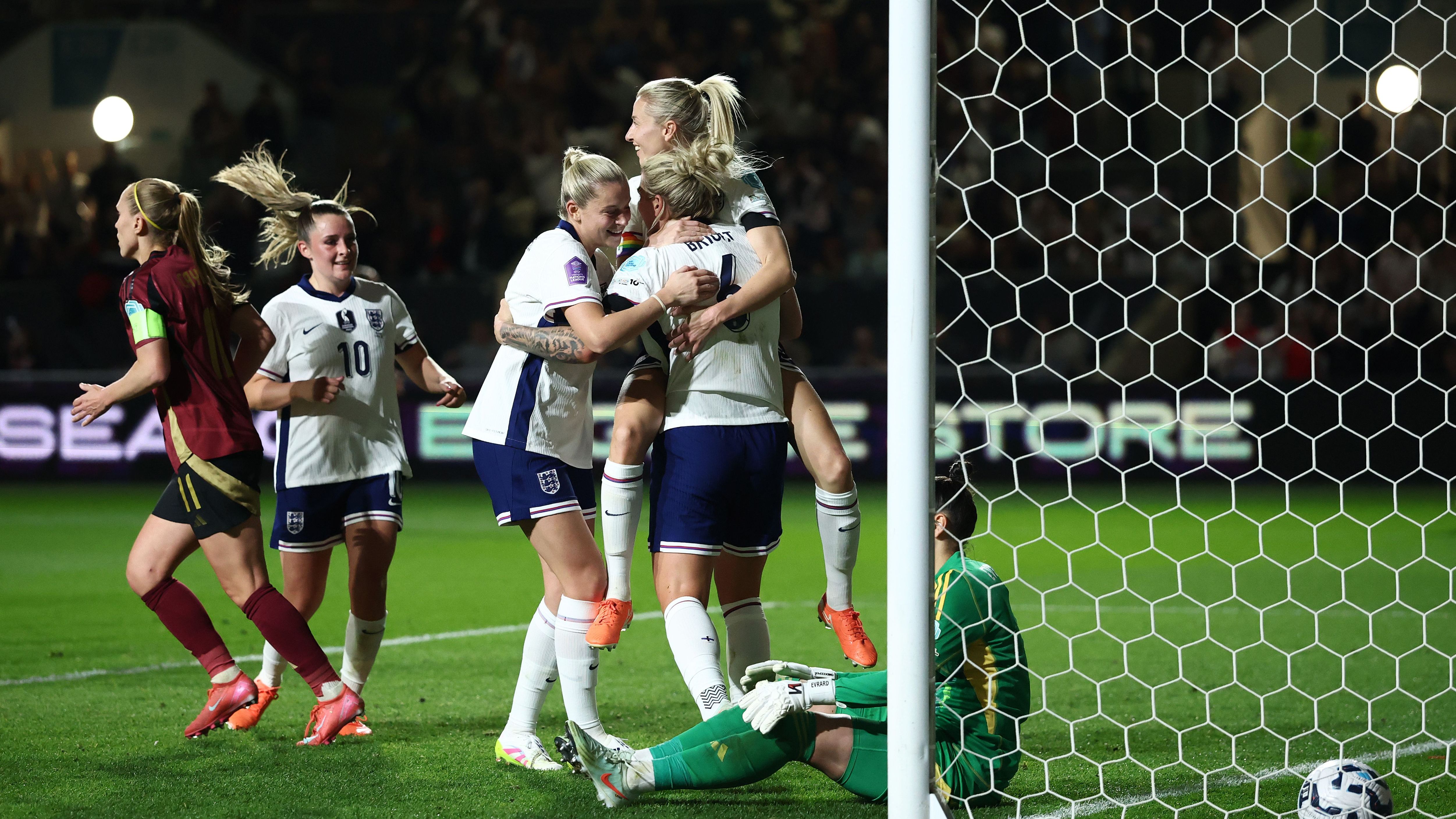 England v Belgium - UEFA Women's Nations League 2024/25 Grp A3 MD3