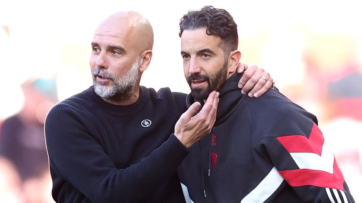 'If he doesn't, then he has problems' - Pep Guardiola prepared to change philosophy as Man City boss reveals difference from Man Utd manager Ruben Amorim | Goal.com UK