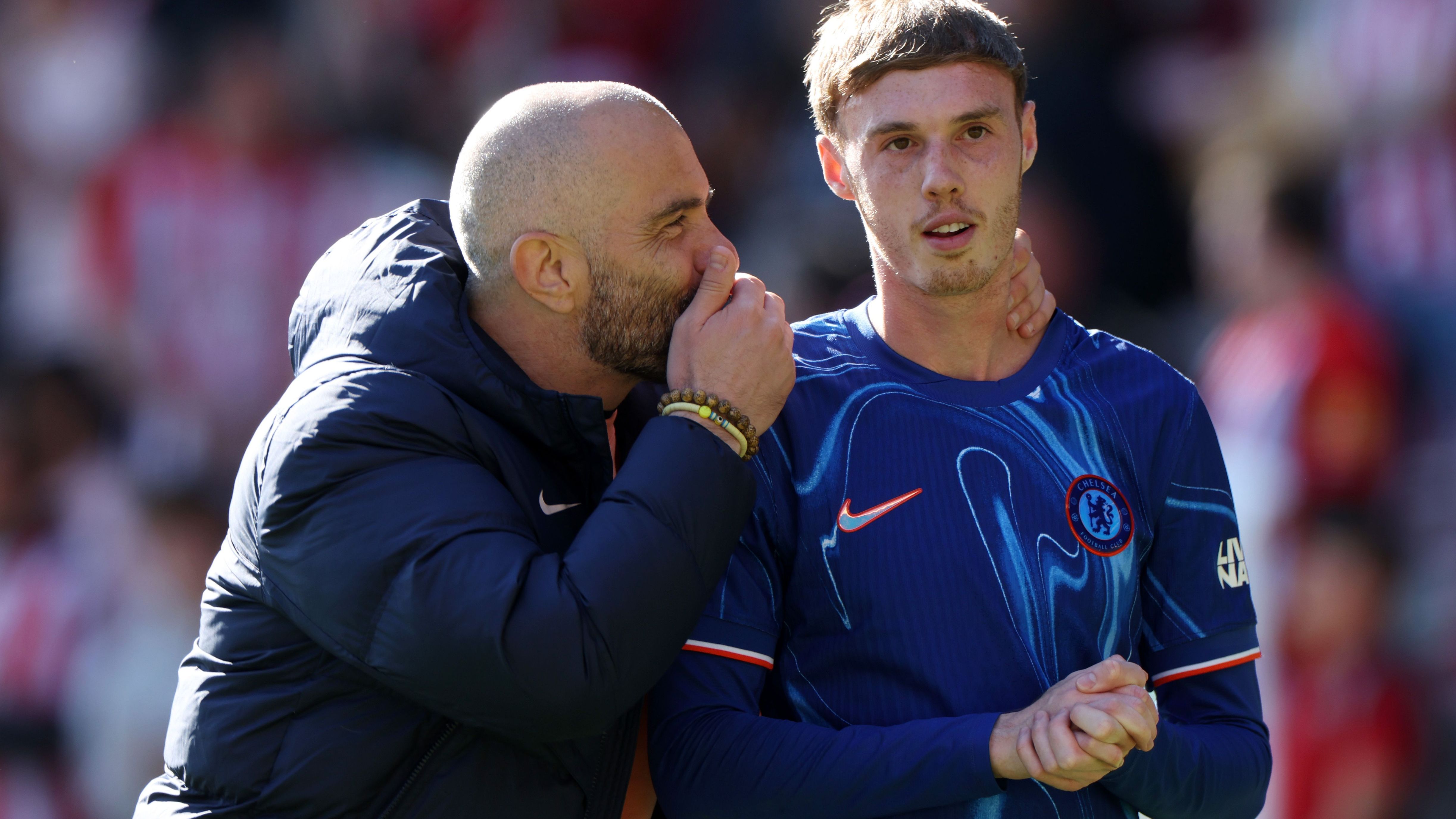 Enzo Maresca Cole Palmer Chelsea 2025