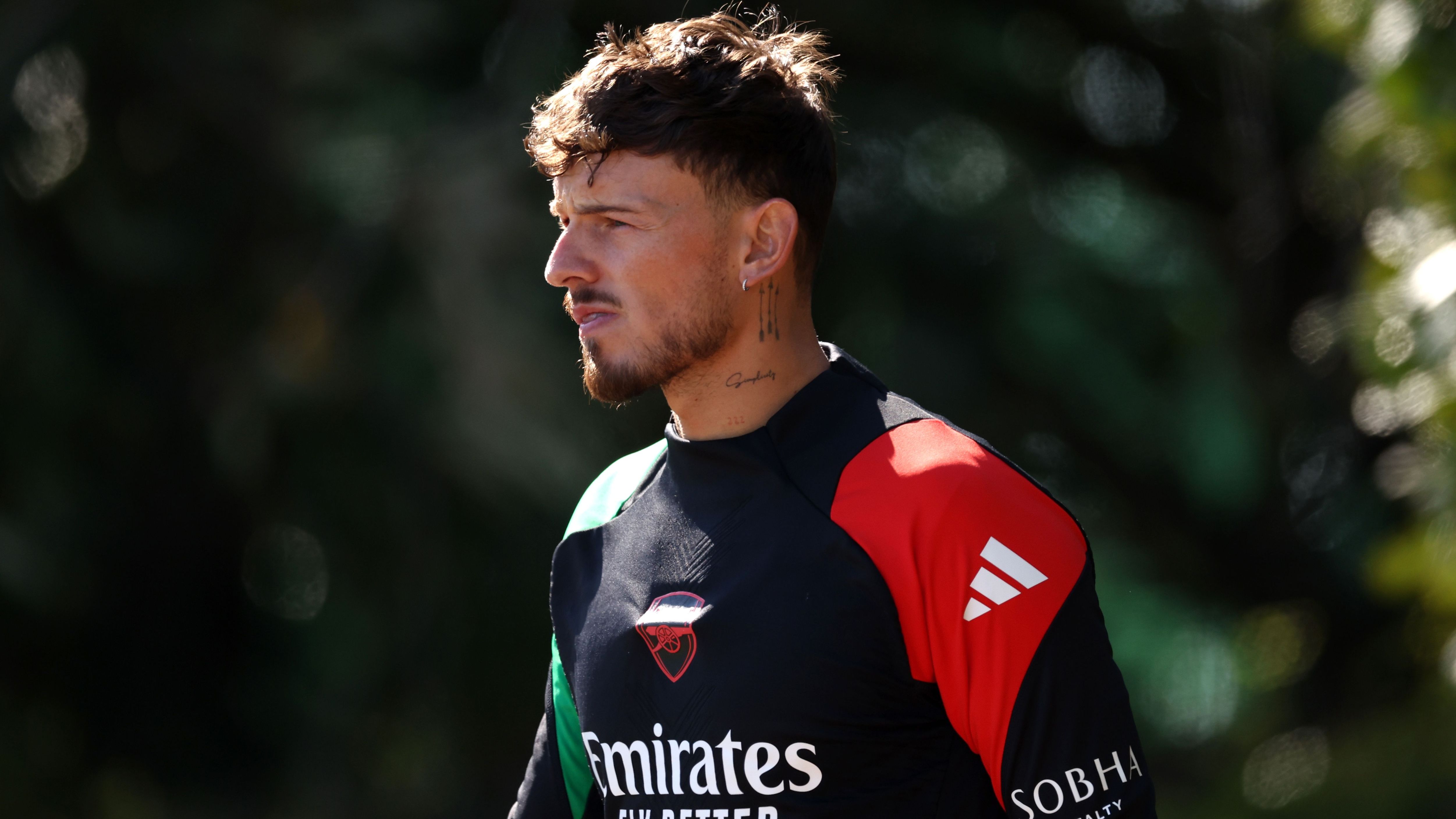 Arsenal FC Training Session And Press Conference - UEFA Champions League 2024/25 Quarter Final First Leg