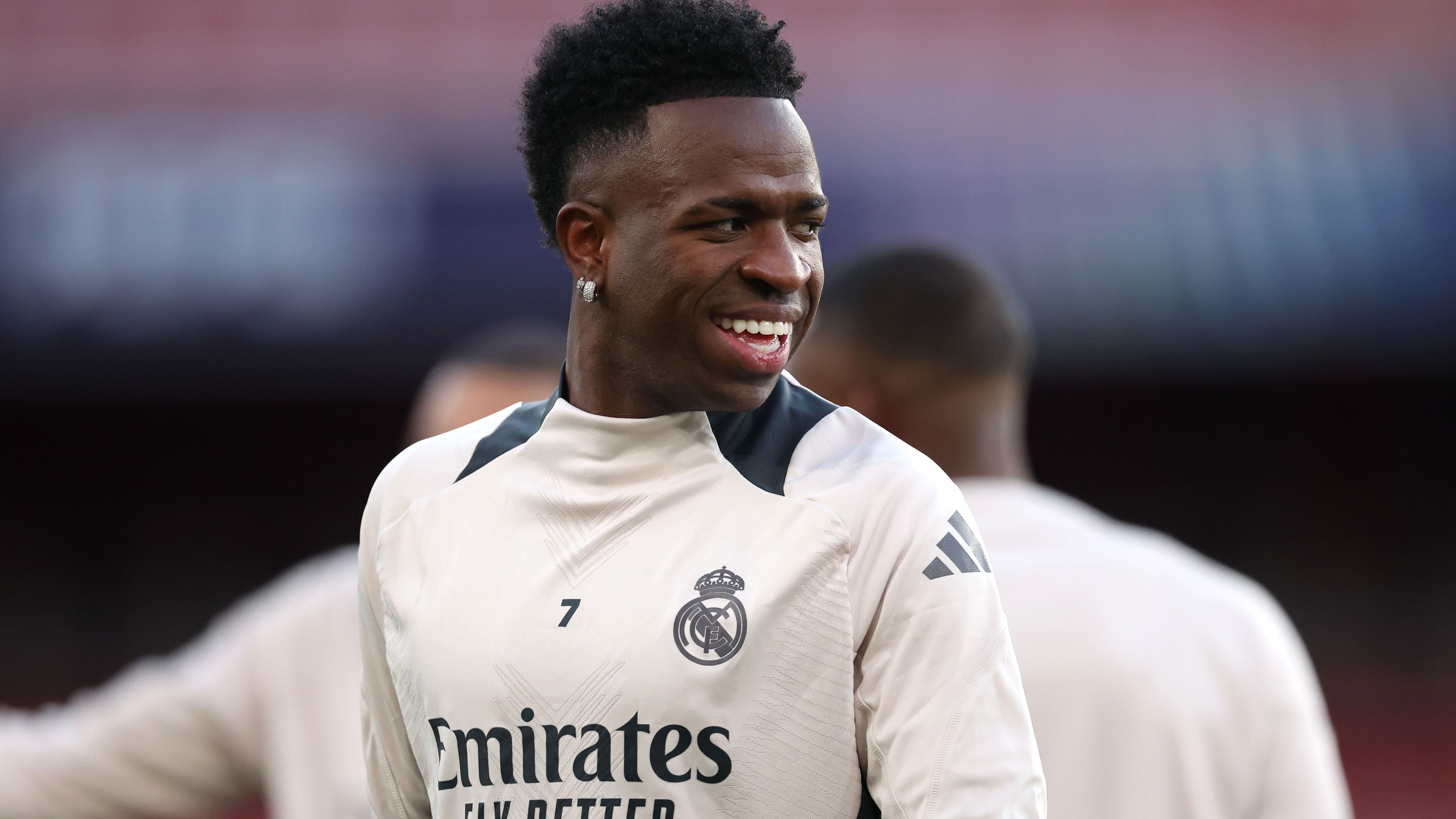 Real Madrid C.F. Training Session And Press Conference - UEFA Champions League 2024/25 Quarter Final First Leg