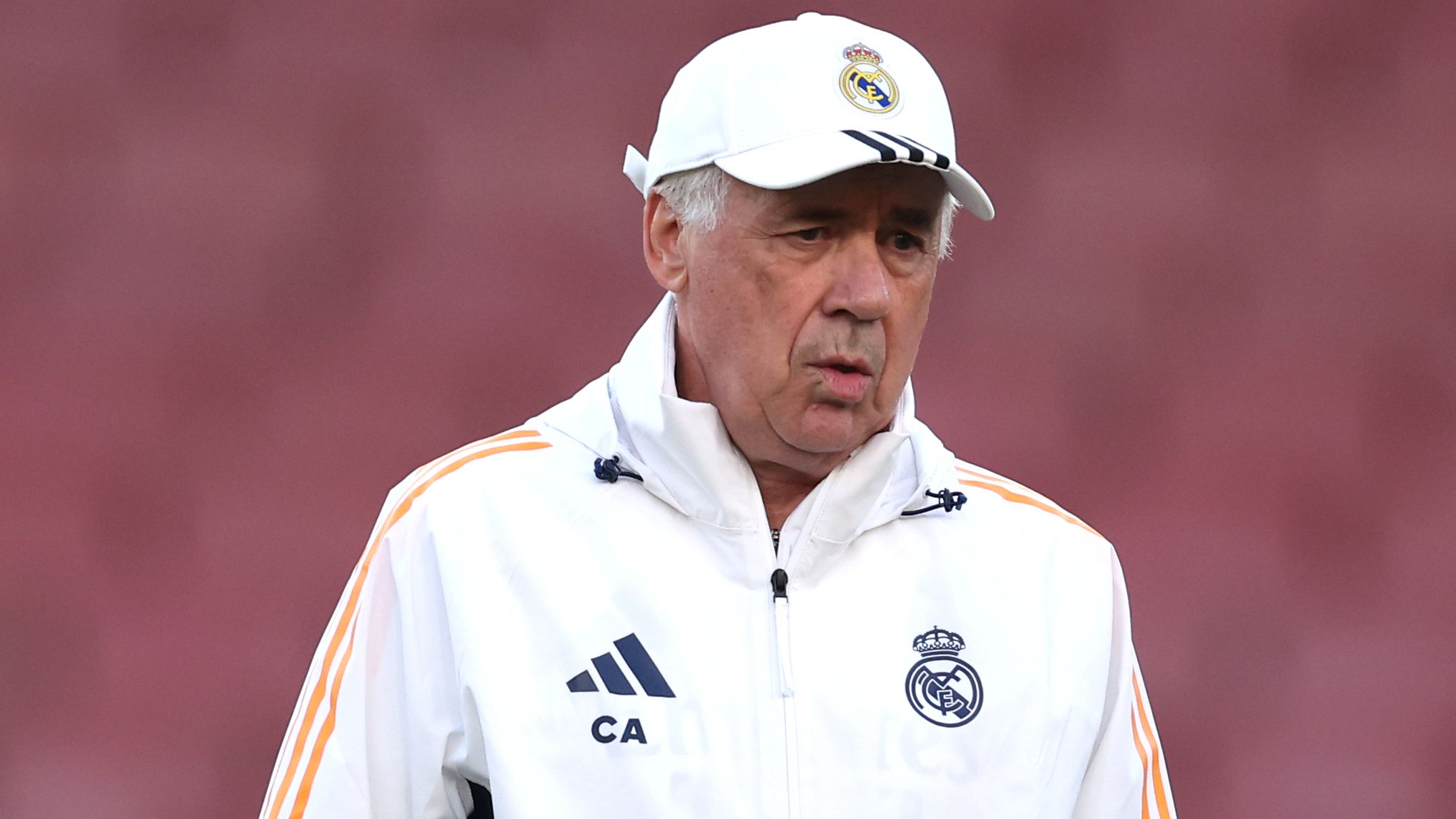 Real Madrid C.F. Training Session And Press Conference - UEFA Champions League 2024/25 Quarter Final First Leg