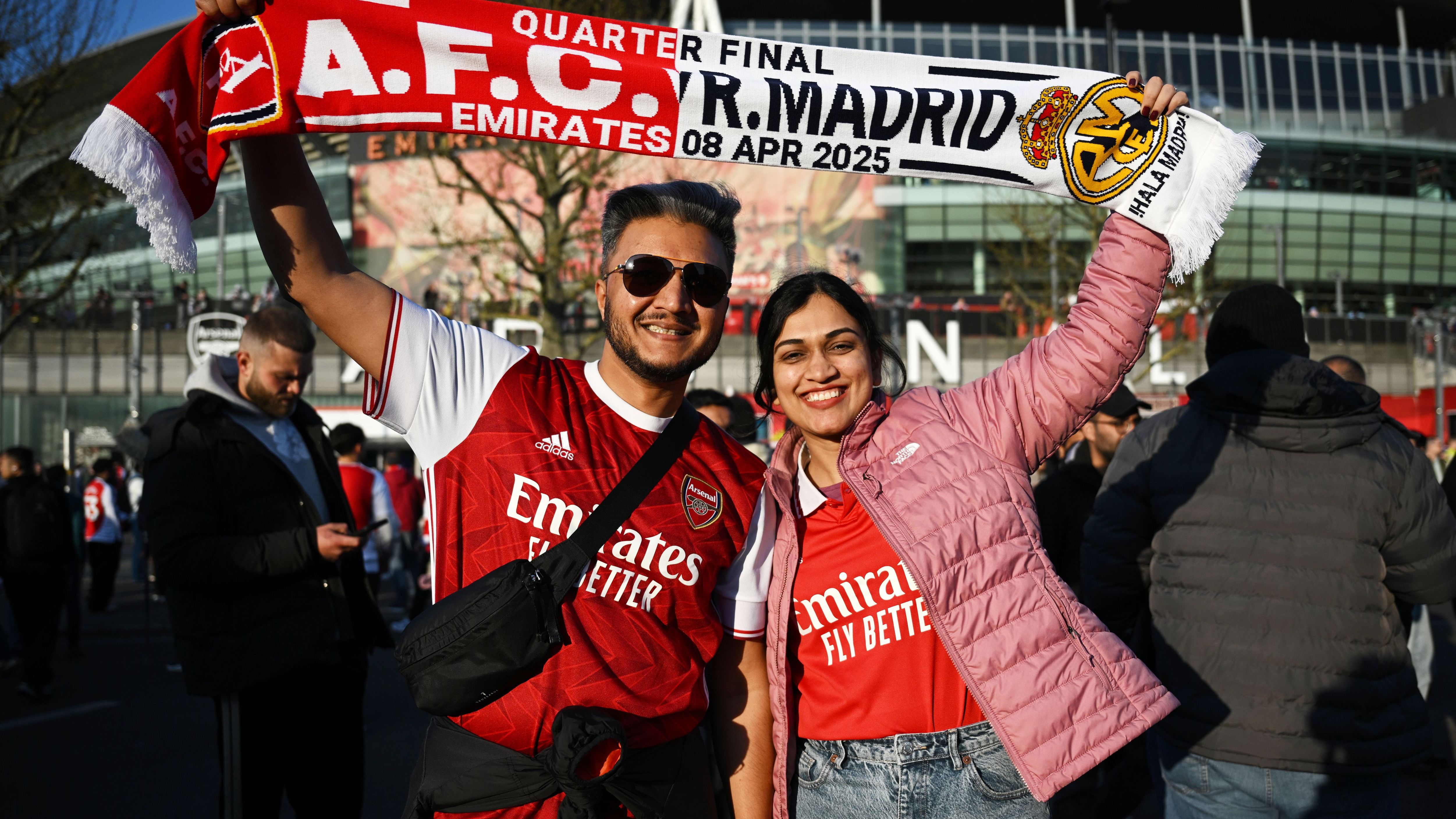 Arsenal FC v Real Madrid C.F. - UEFA Champions League 2024/25 Quarter Final First Leg