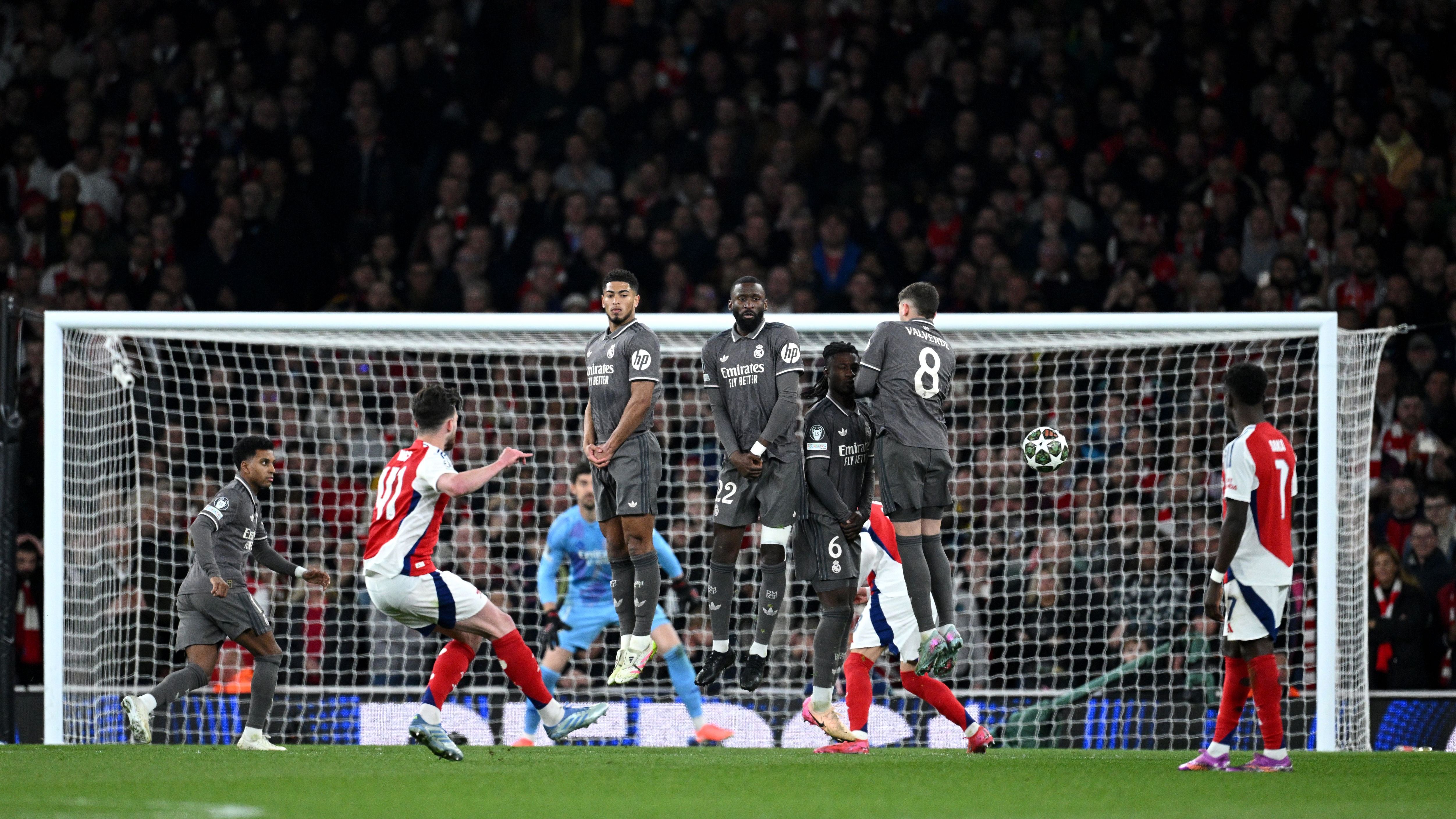 Arsenal FC v Real Madrid C.F. - UEFA Champions League 2024/25 Quarter Final First Leg