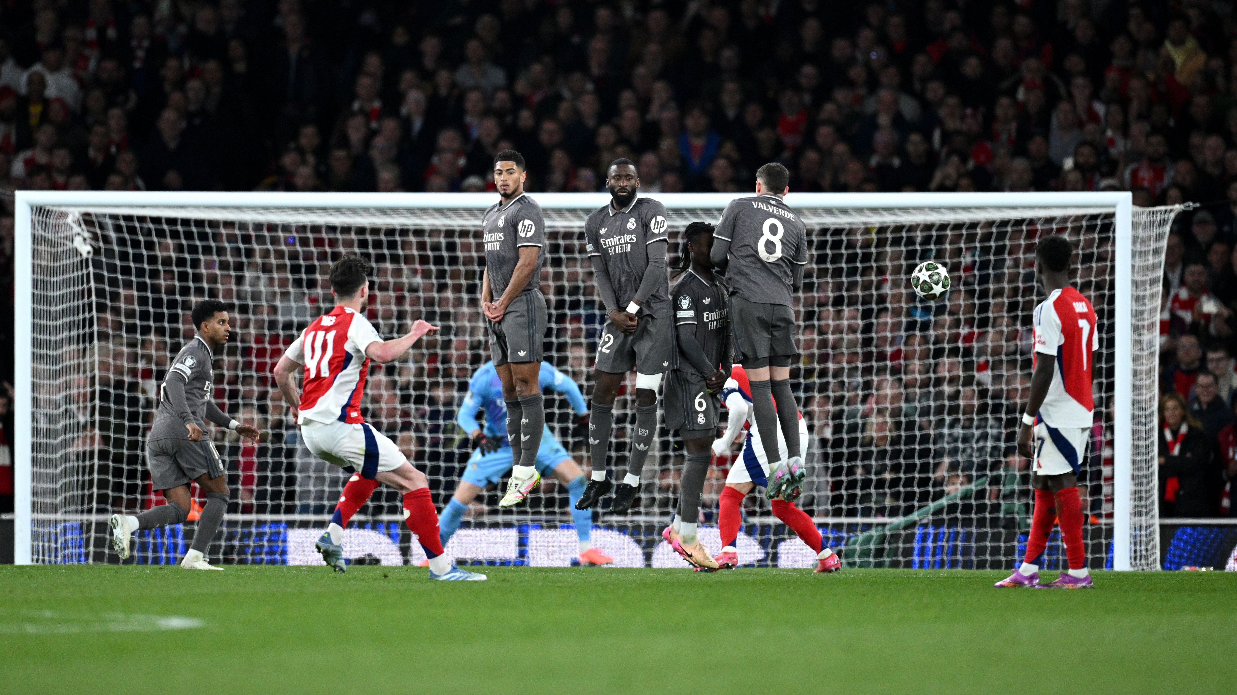 Arsenal FC v Real Madrid C.F. - UEFA Champions League 2024/25 Quarter Final First Leg