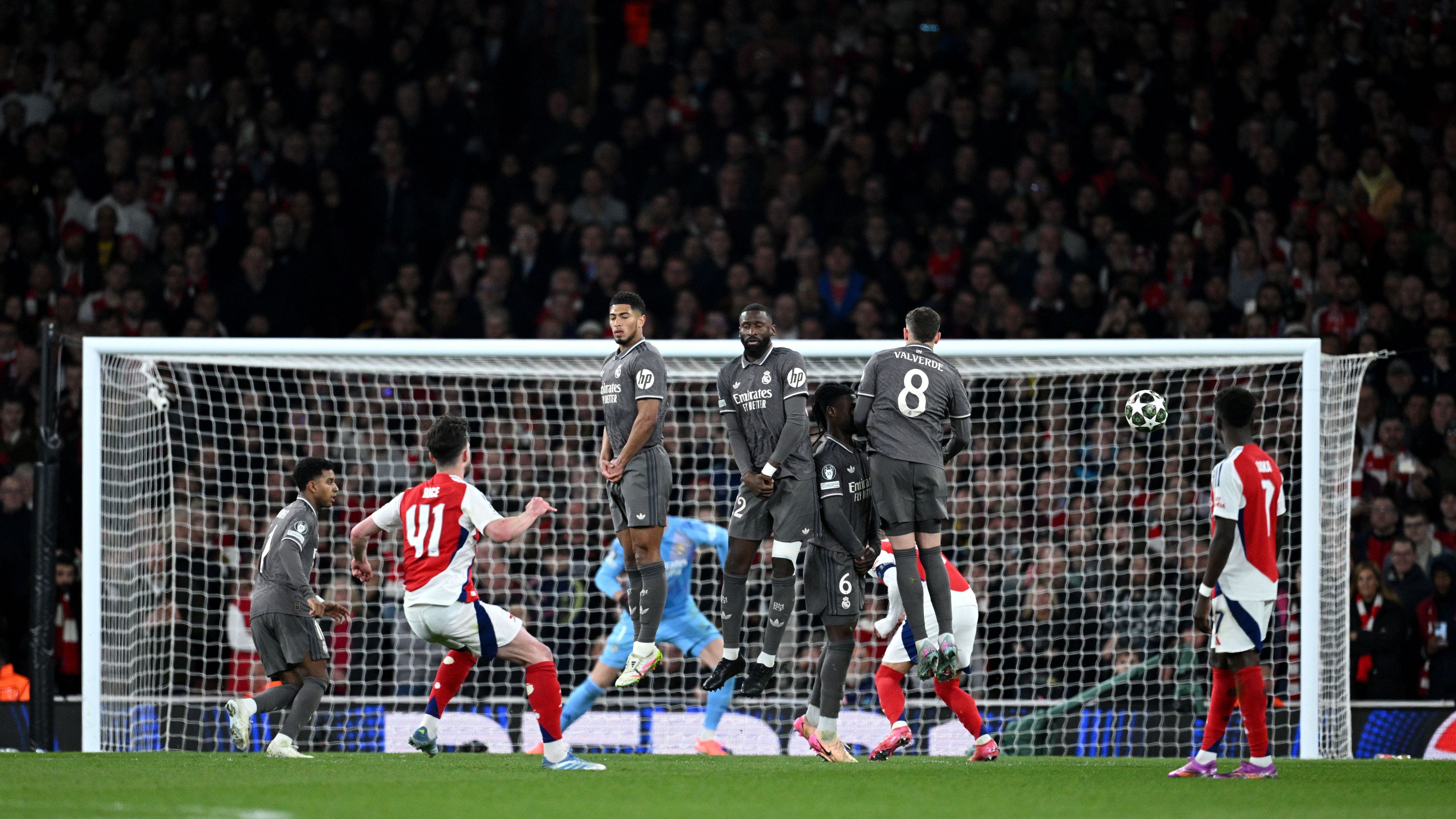 Arsenal FC v Real Madrid C.F. - UEFA Champions League 2024/25 Quarter Final First Leg