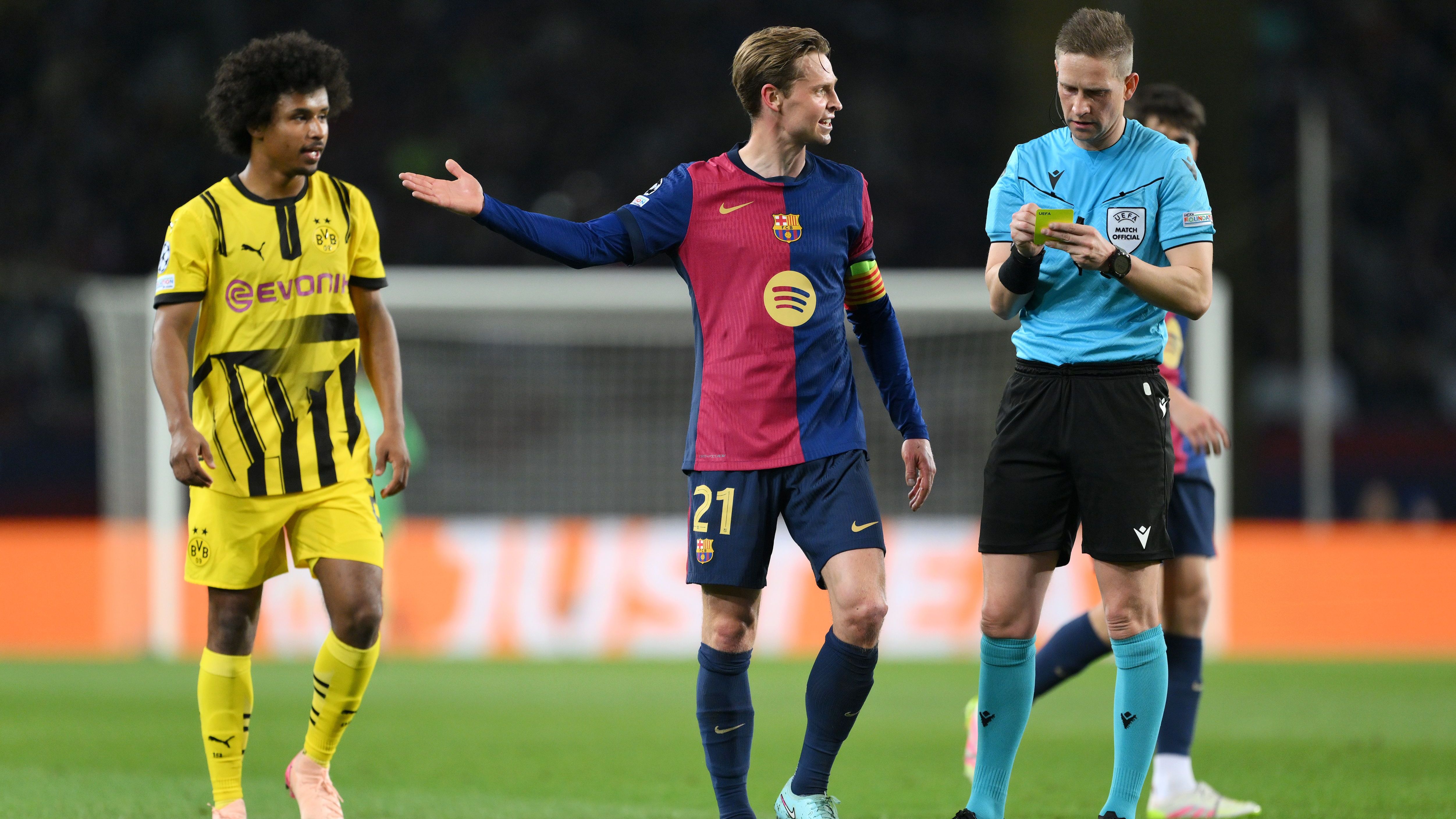 FC Barcelona v Borussia Dortmund - UEFA Champions League 2024/25 Quarter Final First Leg