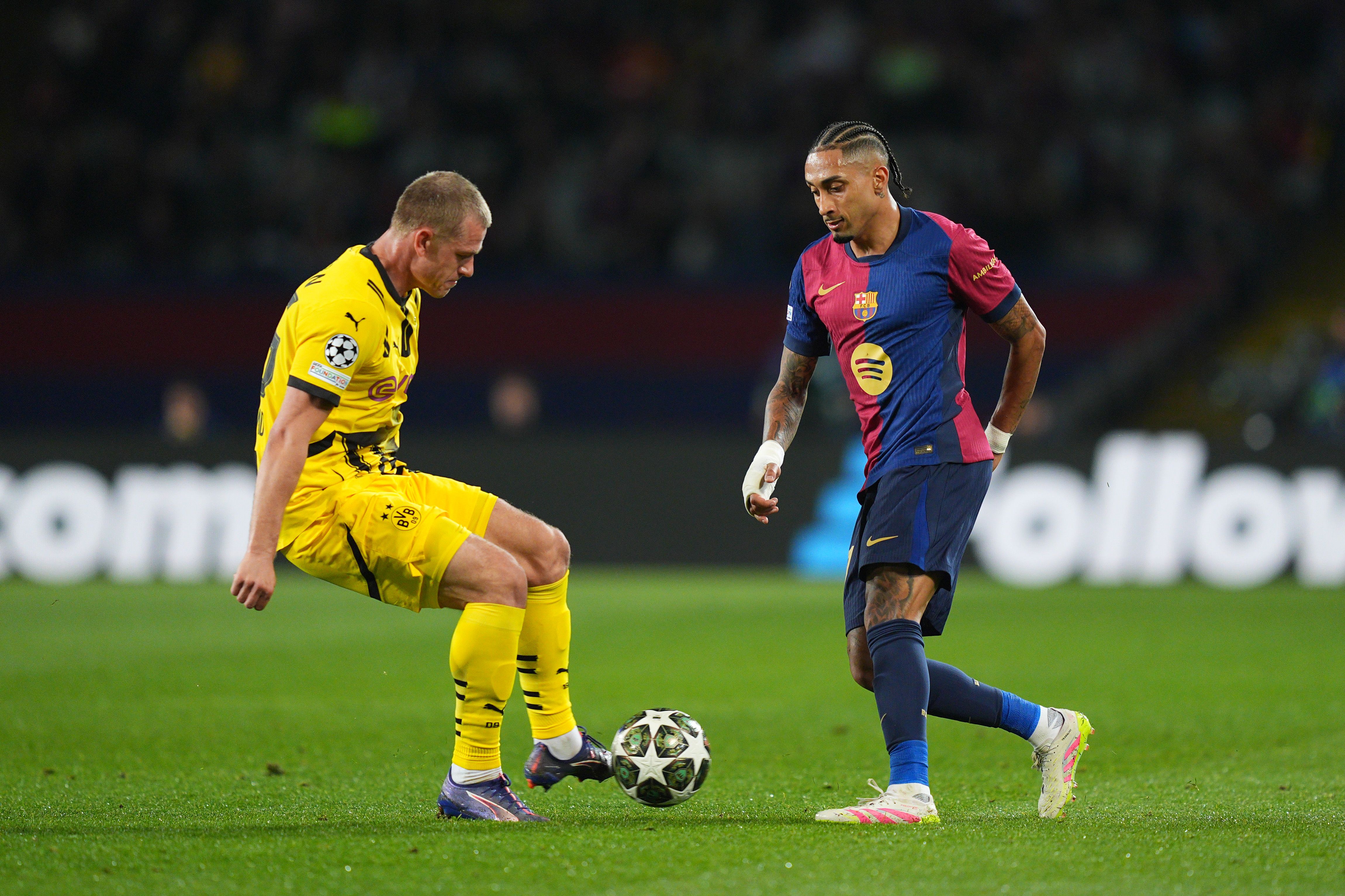 FC Barcelona v Borussia Dortmund - UEFA Champions League 2024/25 Quarter Final First Leg
