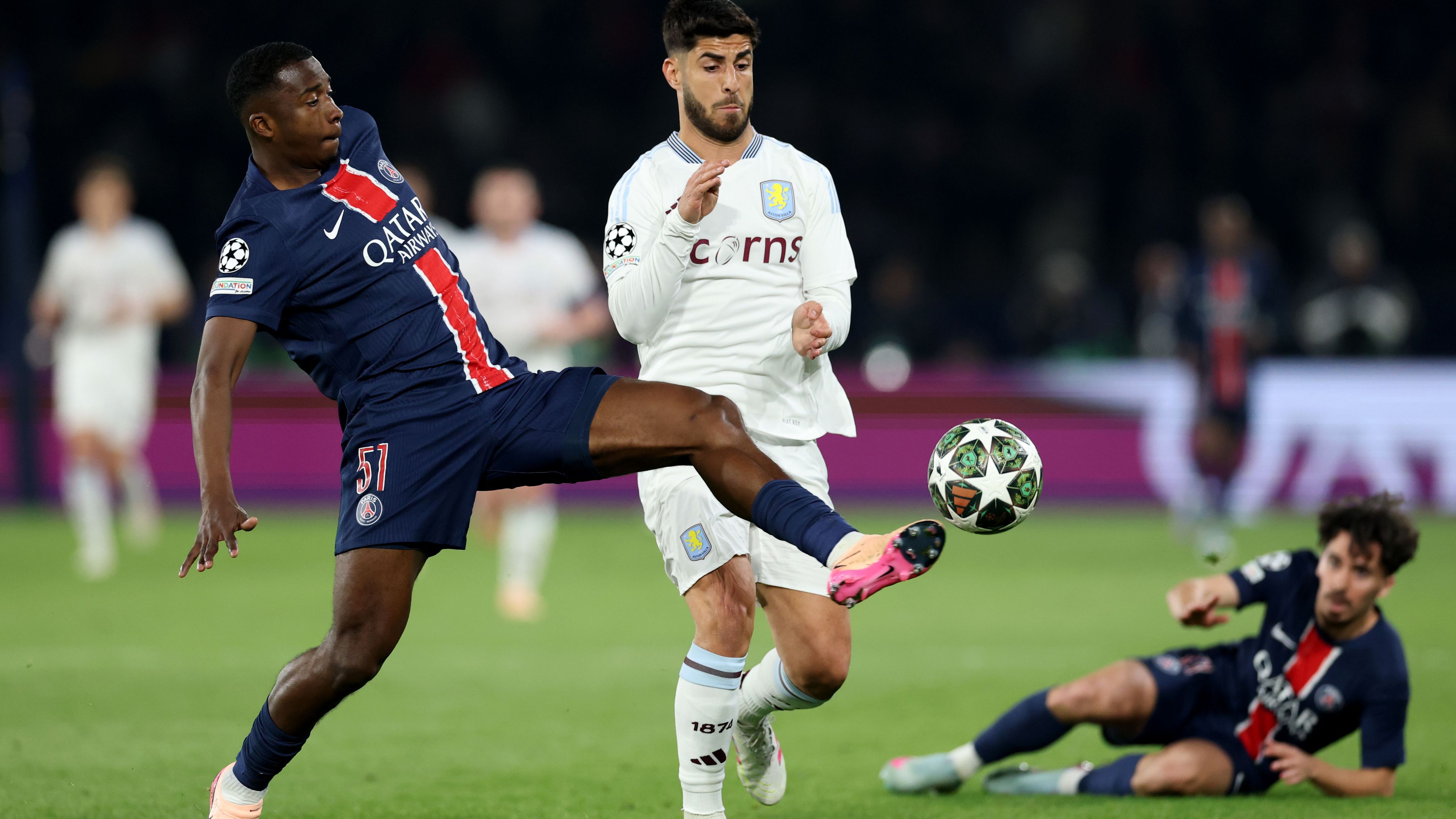 Paris Saint-Germain v Aston Villa FC - UEFA Champions League 2024/25 Quarter Final First Leg
