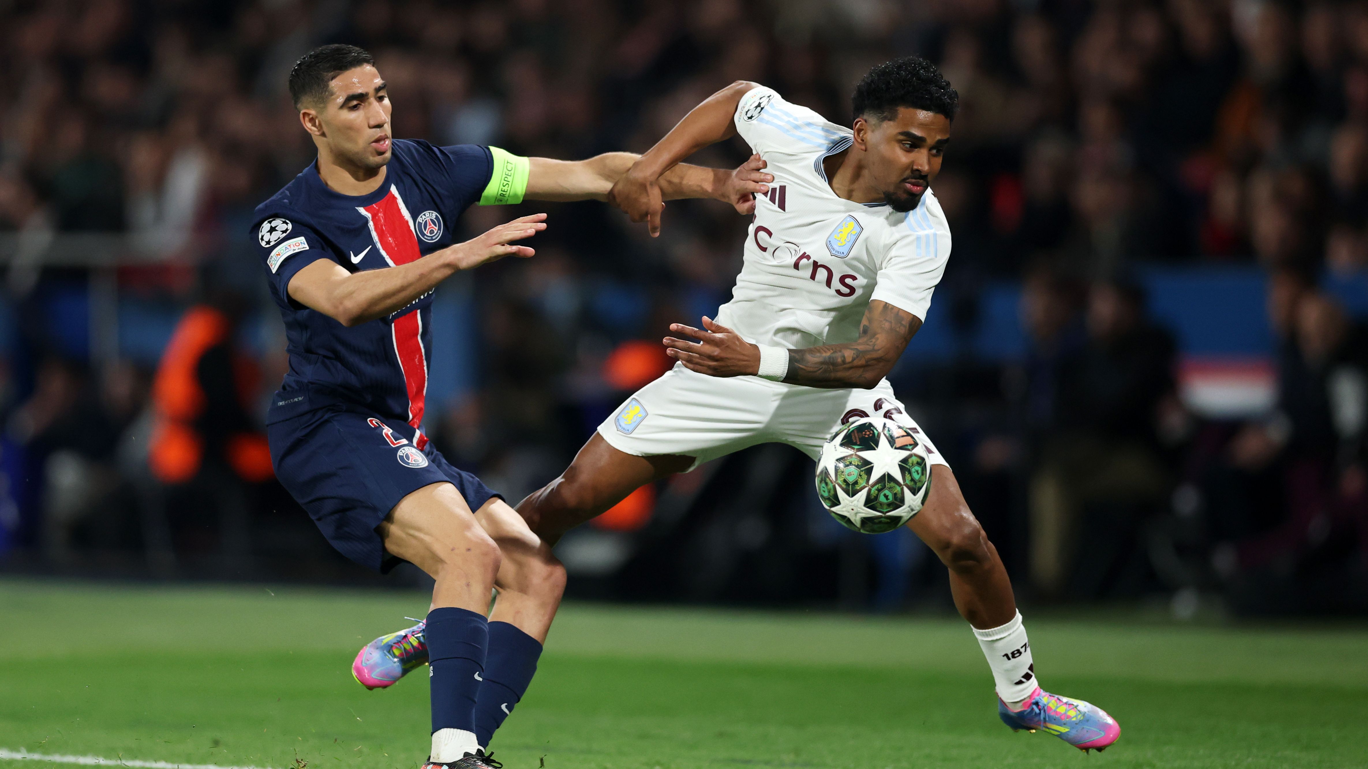 Paris Saint-Germain v Aston Villa FC - UEFA Champions League 2024/25 Quarter Final First Leg