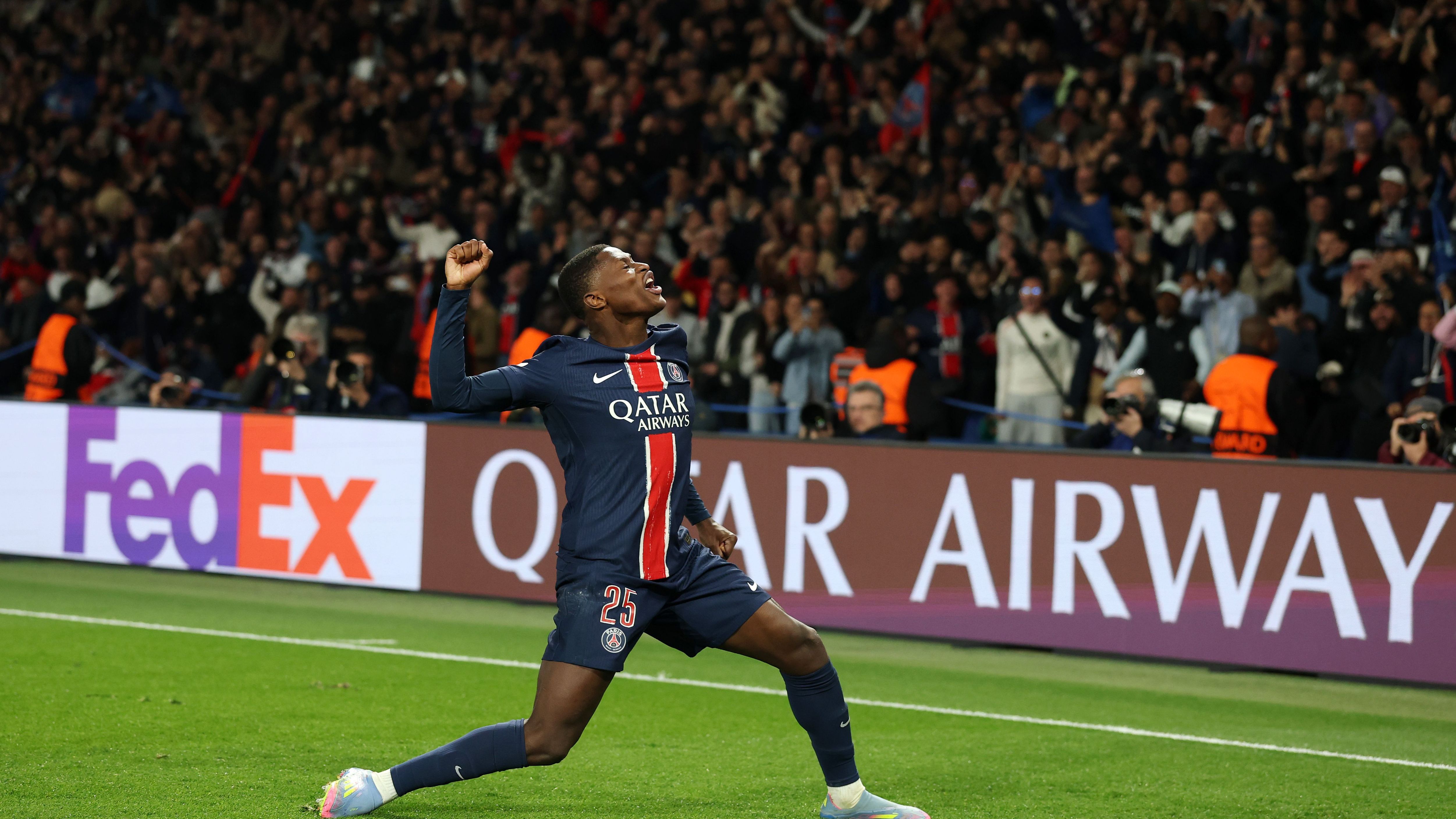 Paris Saint-Germain v Aston Villa FC - UEFA Champions League 2024/25 Quarter Final First Leg