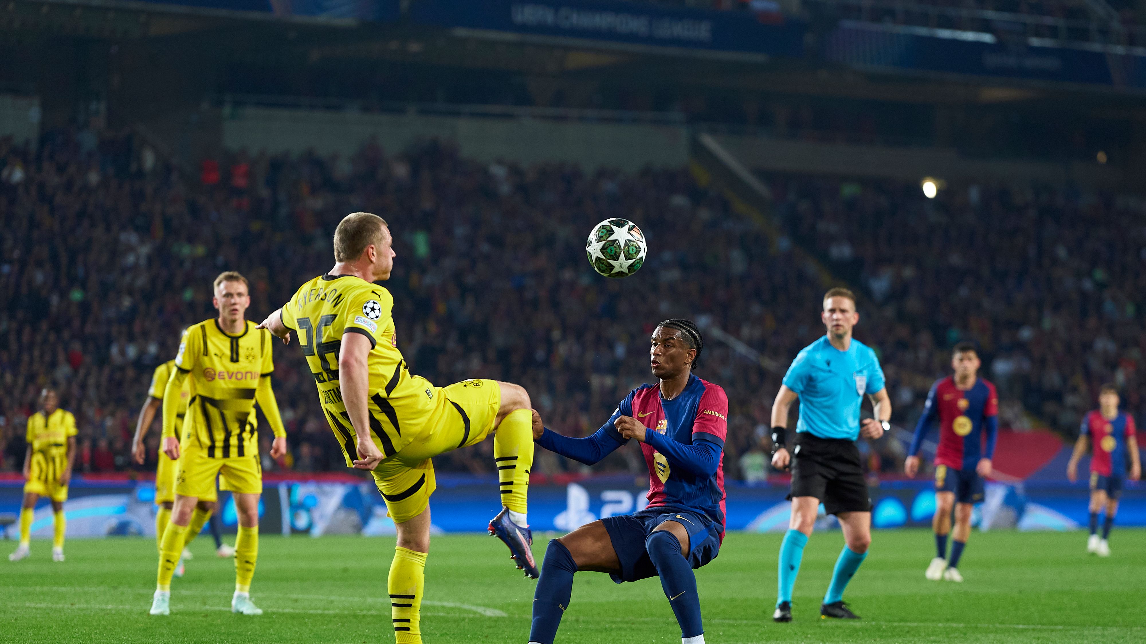 FC Barcelona v Borussia Dortmund - UEFA Champions League 2024/25 Quarter Final First Leg