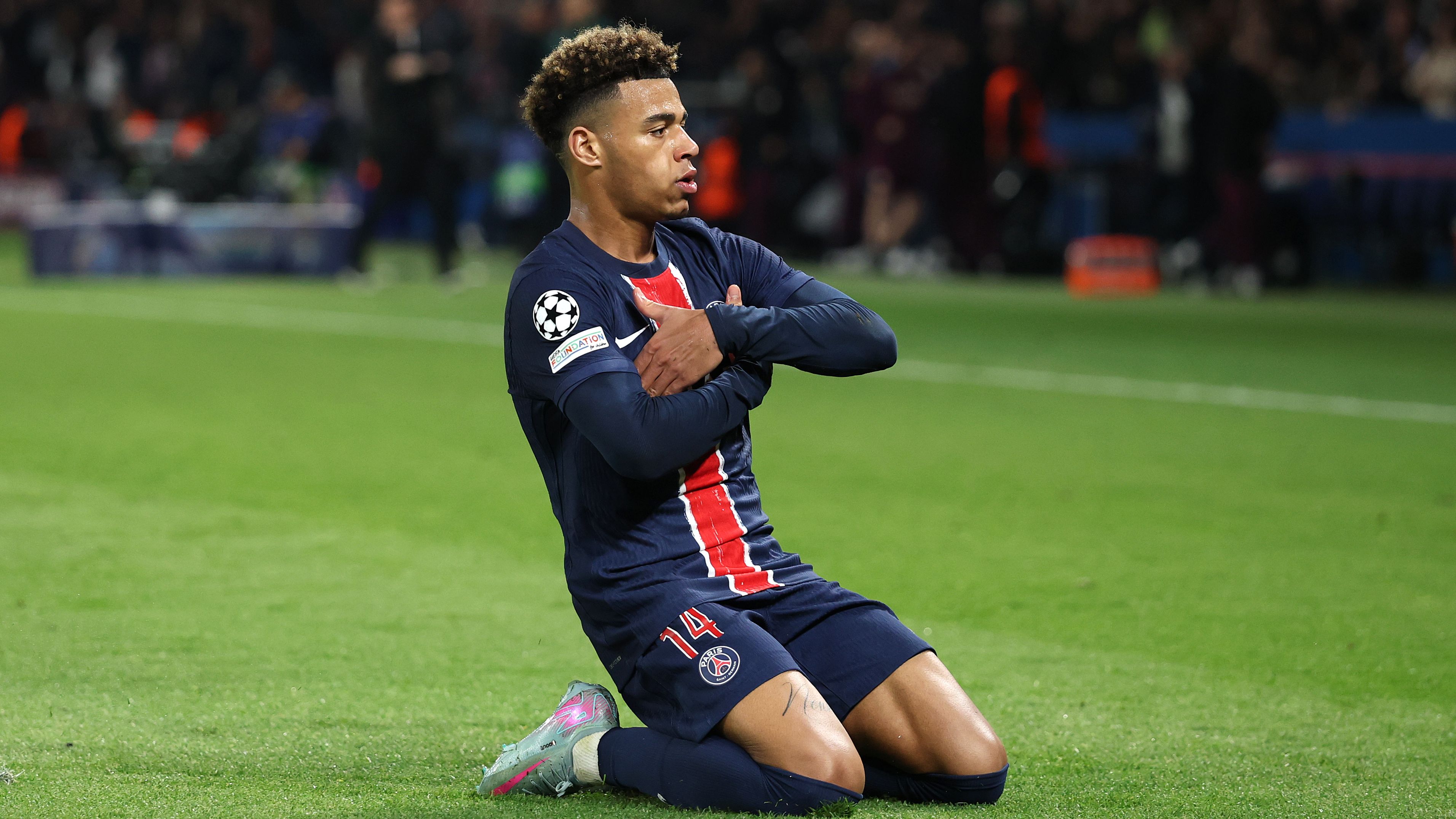 Paris Saint-Germain v 	Aston Villa FC - UEFA Champions League 2024/25 Quarter Final First Leg