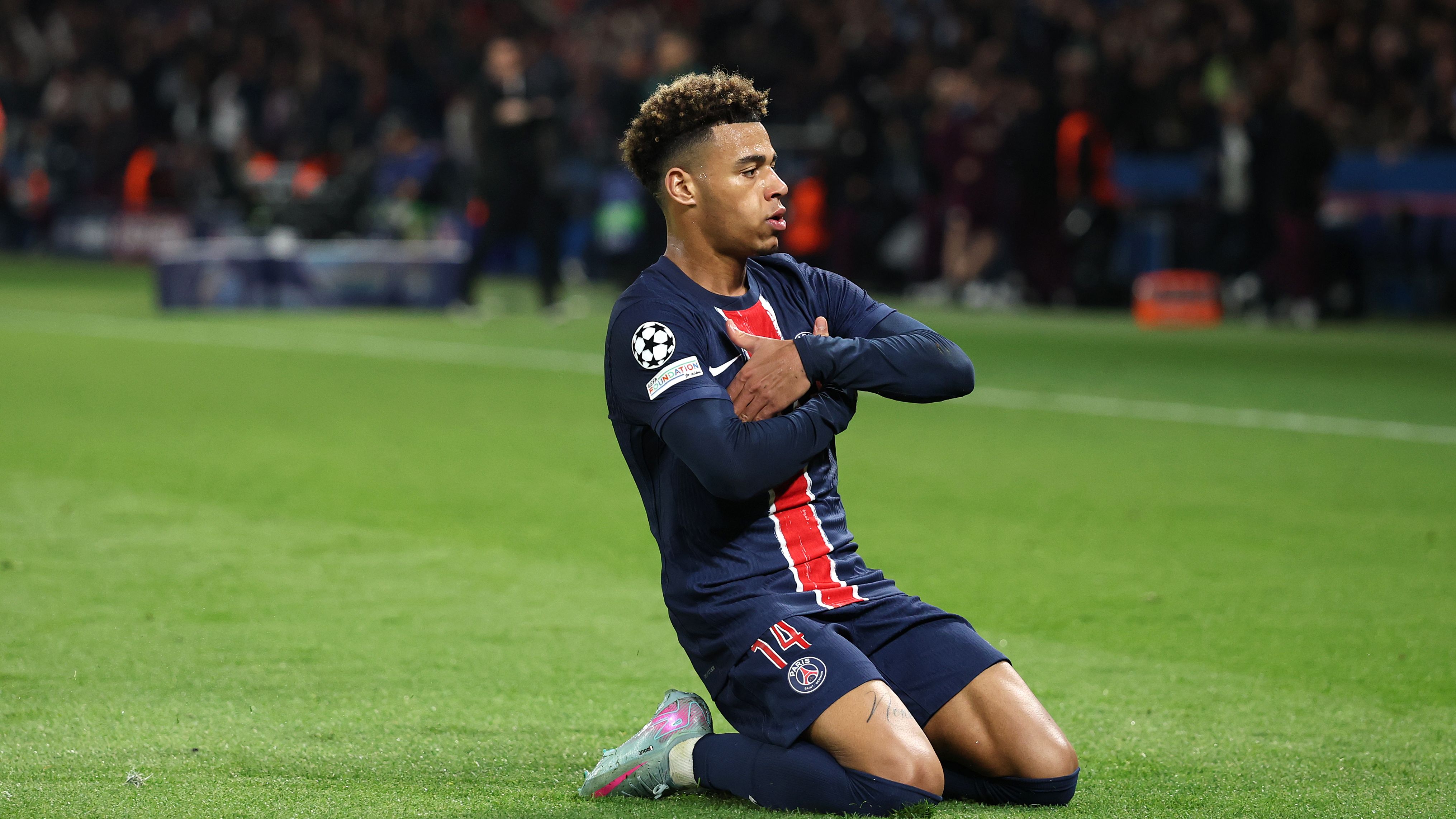 Paris Saint-Germain v 	Aston Villa FC - UEFA Champions League 2024/25 Quarter Final First Leg