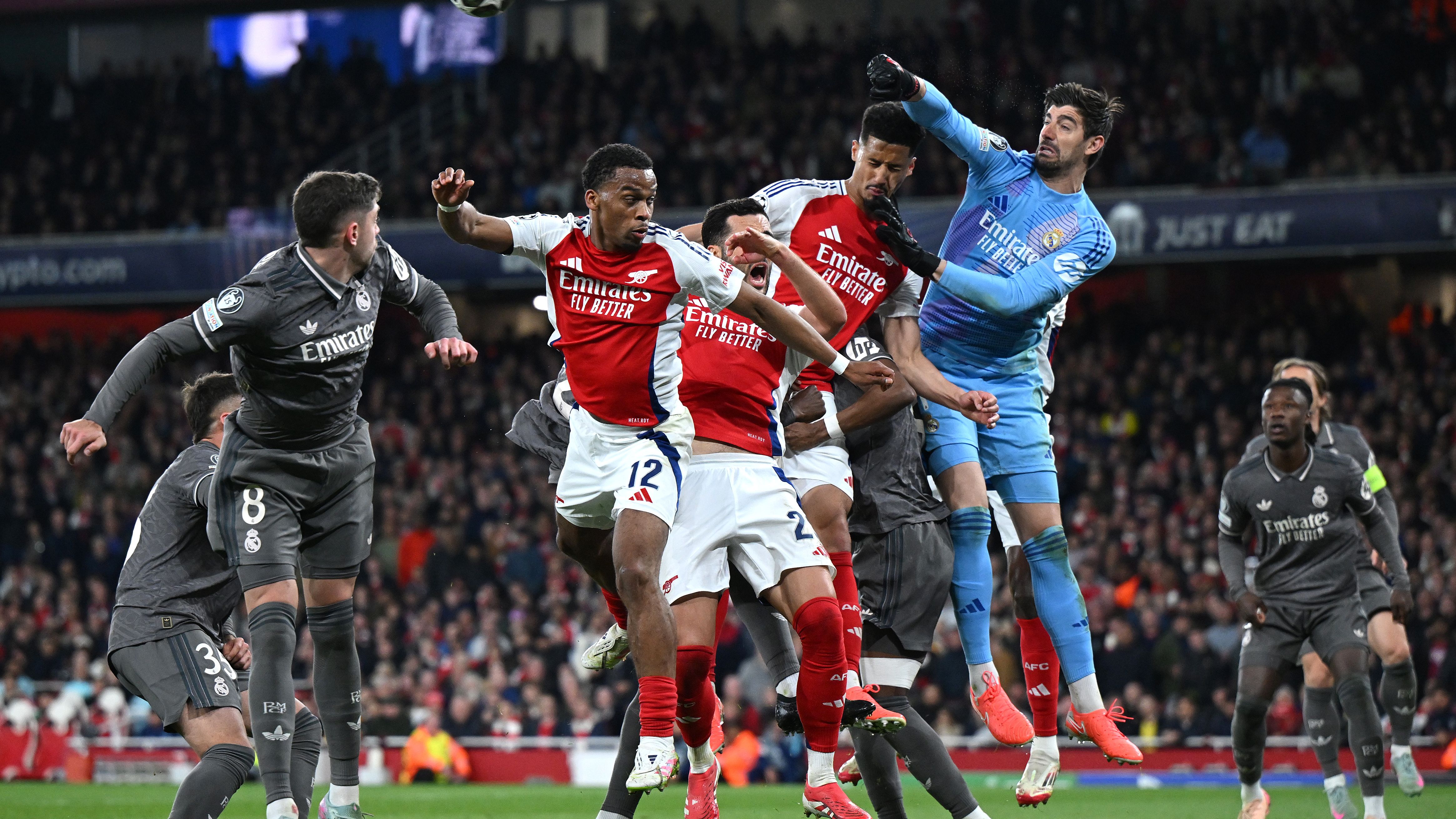 Arsenal FC v Real Madrid C.F. - UEFA Champions League 2024/25 Quarter Final First Leg