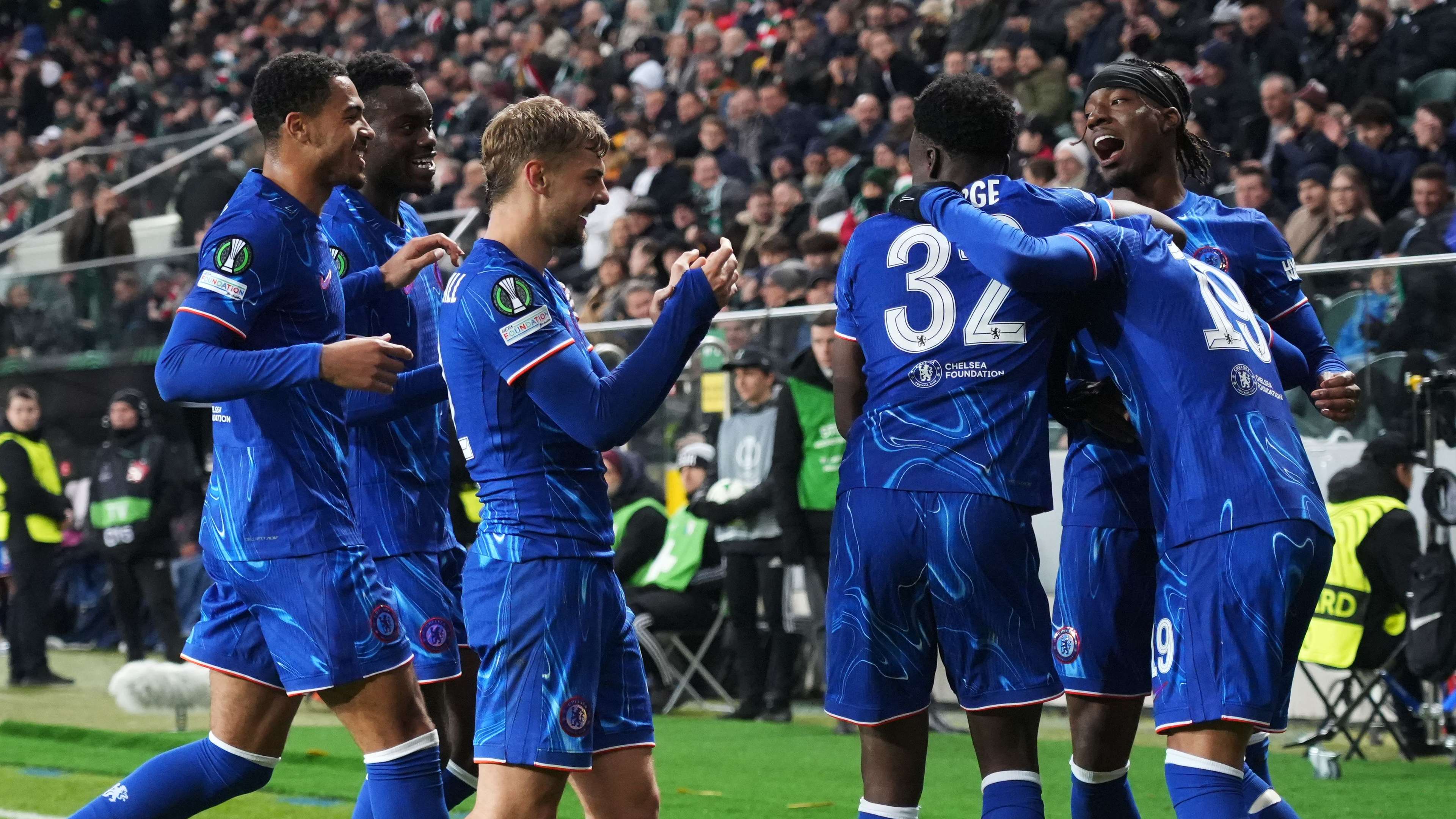 Legia Warszawa v Chelsea FC - UEFA Conference League 2024/25 Quarter Final First Leg