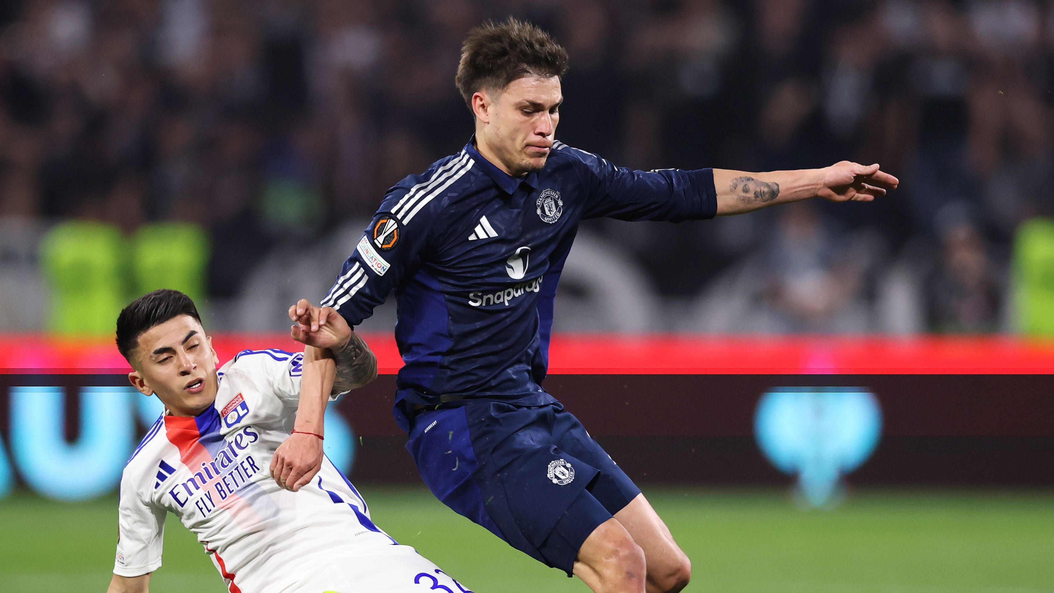 Olympique Lyonnais v Manchester United - UEFA Europa League 2024/25 Quarter Final First Leg