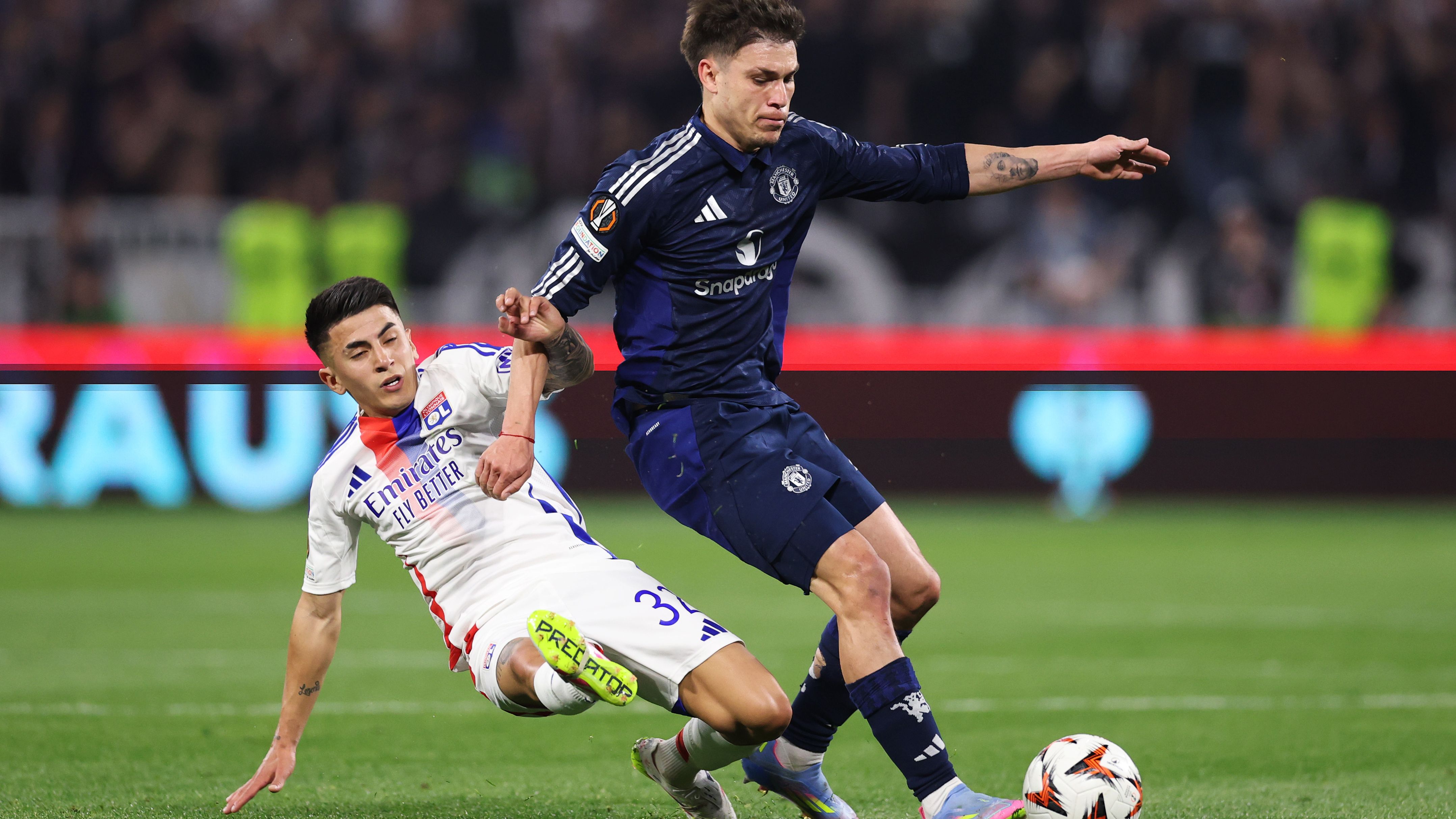 Olympique Lyonnais v Manchester United - UEFA Europa League 2024/25 Quarter Final First Leg