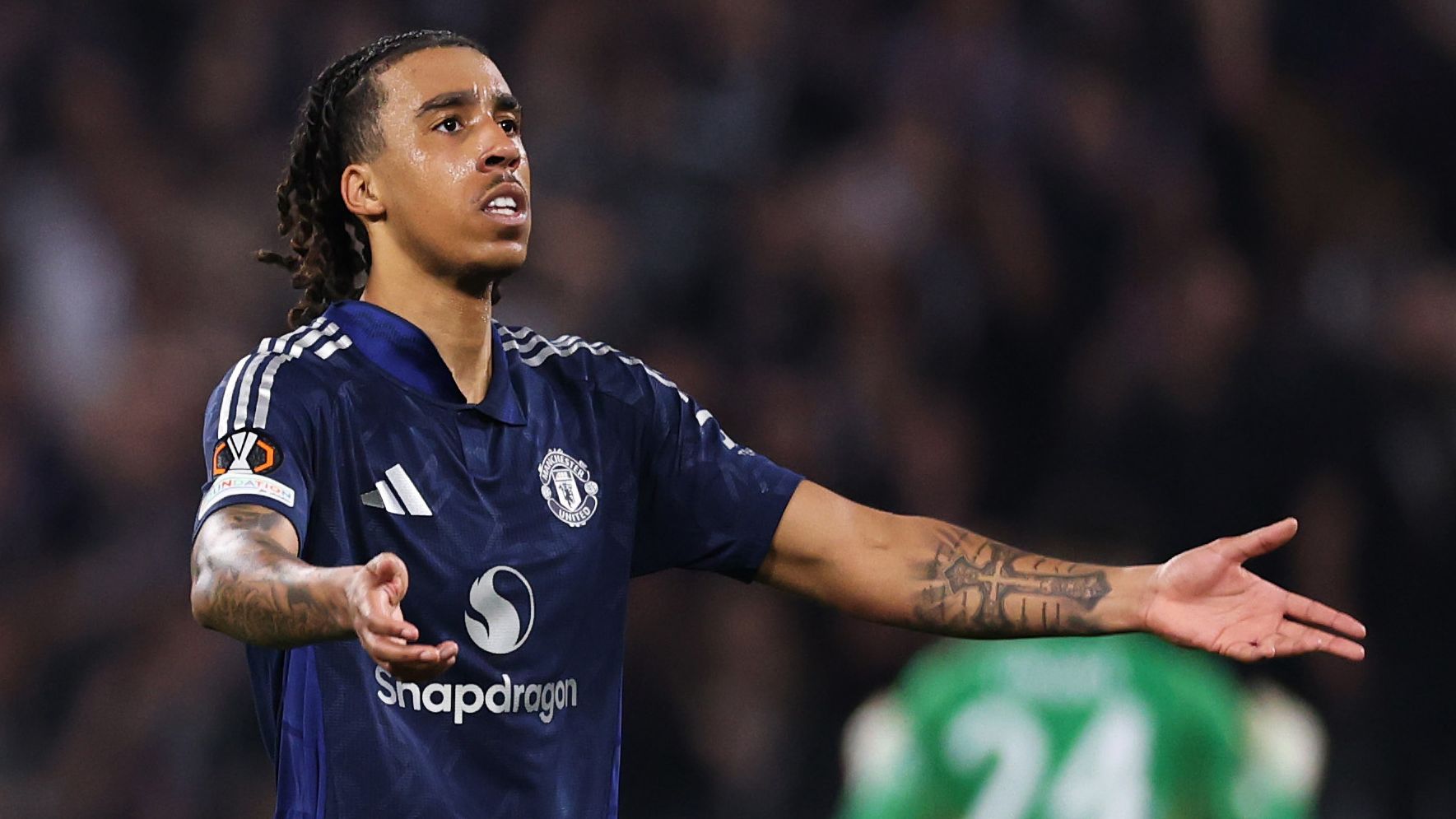 Olympique Lyonnais v Manchester United - UEFA Europa League 2024/25 Quarter Final First Leg