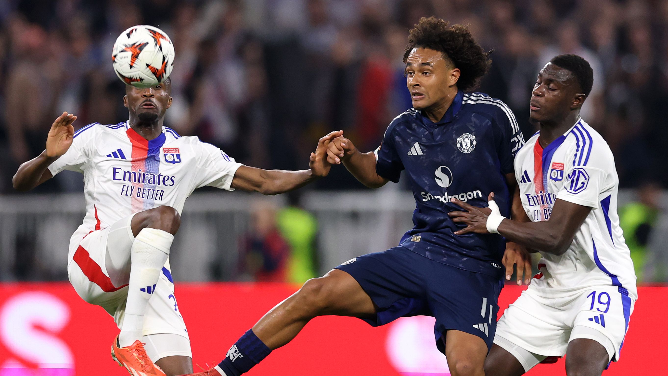 Olympique Lyonnais v Manchester United - UEFA Europa League 2024/25 Quarter Final First Leg