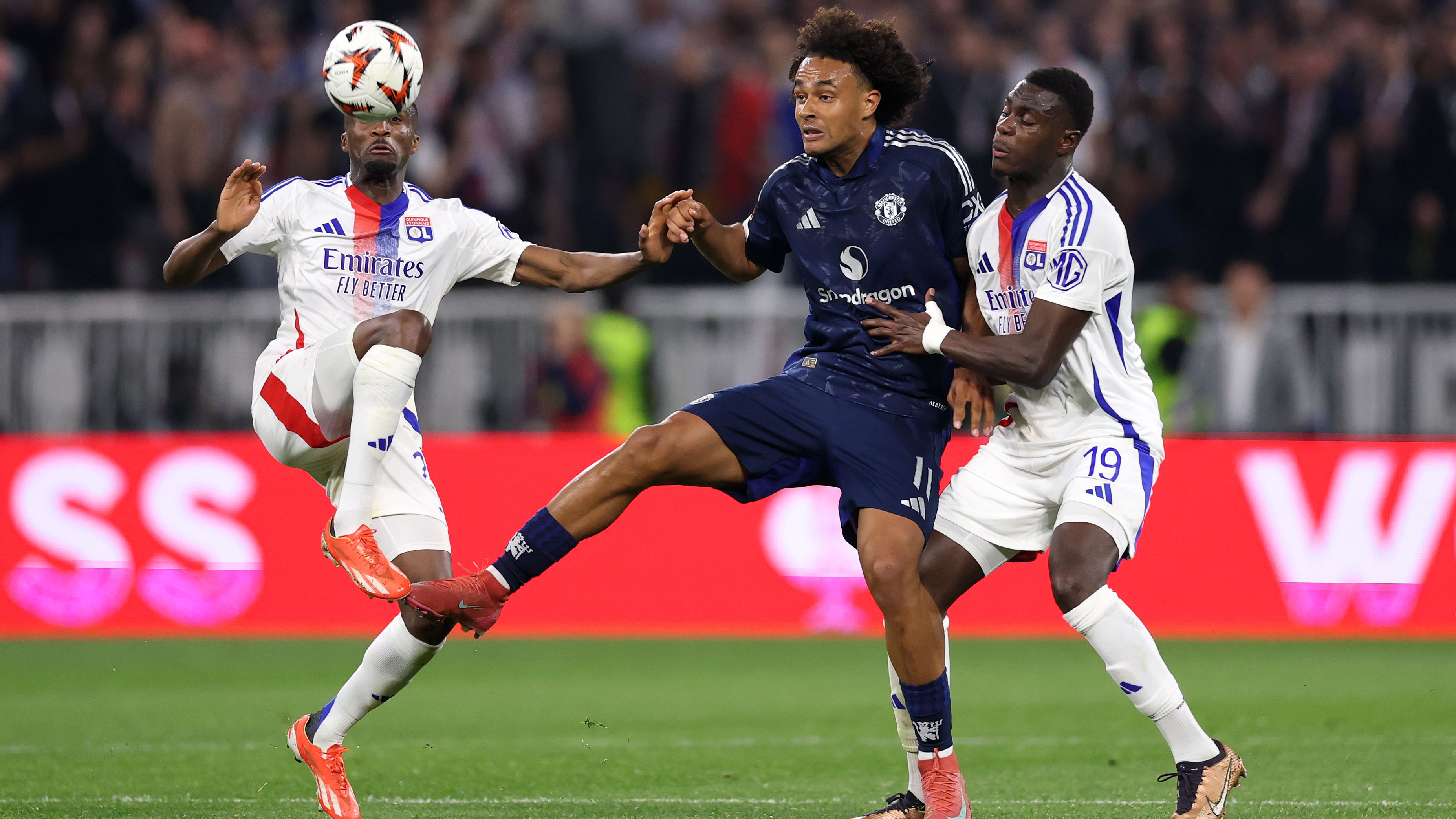 Olympique Lyonnais v Manchester United - UEFA Europa League 2024/25 Quarter Final First Leg