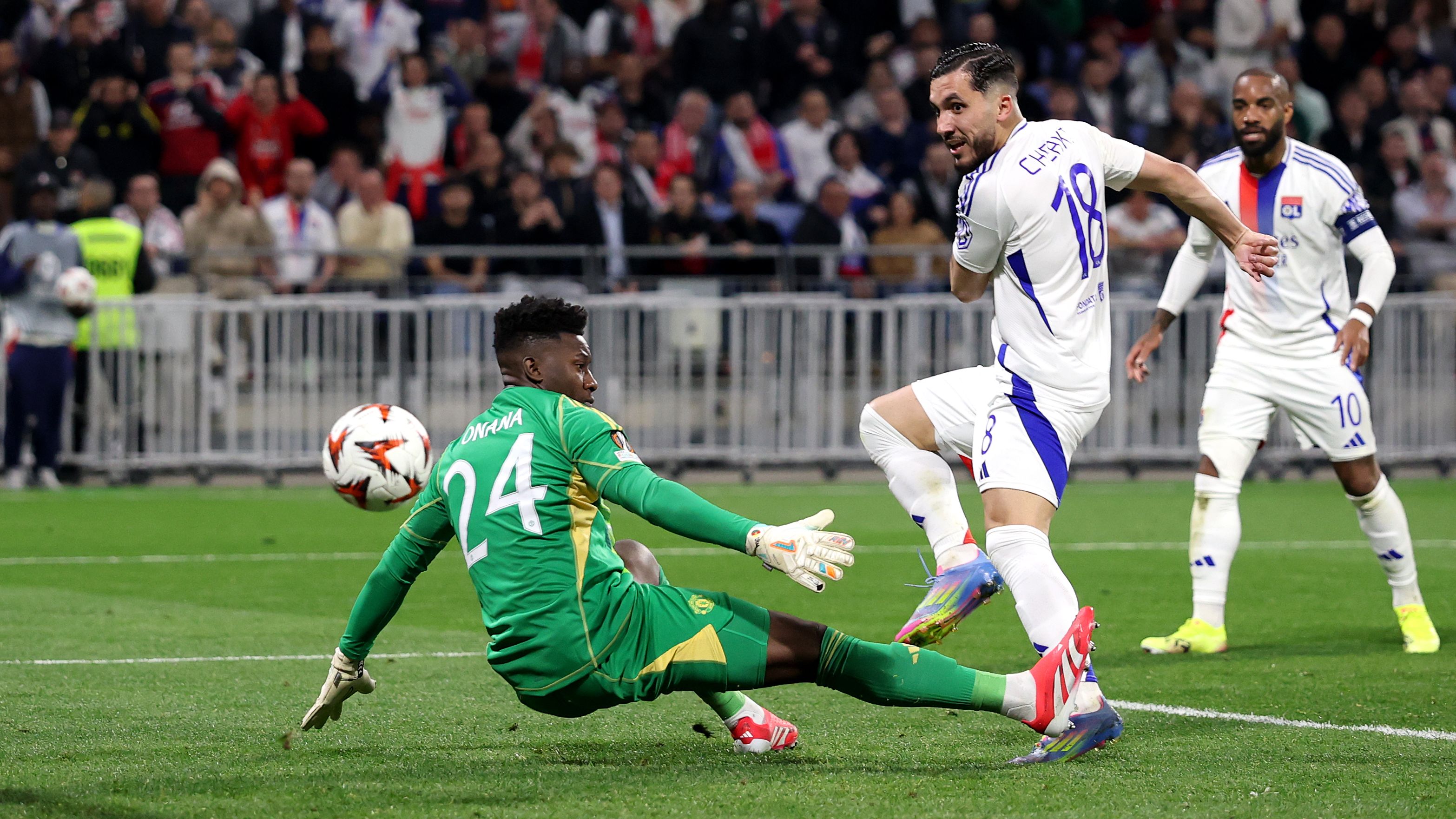 Olympique Lyonnais v Manchester United - UEFA Europa League 2024/25 Quarter Final First Leg