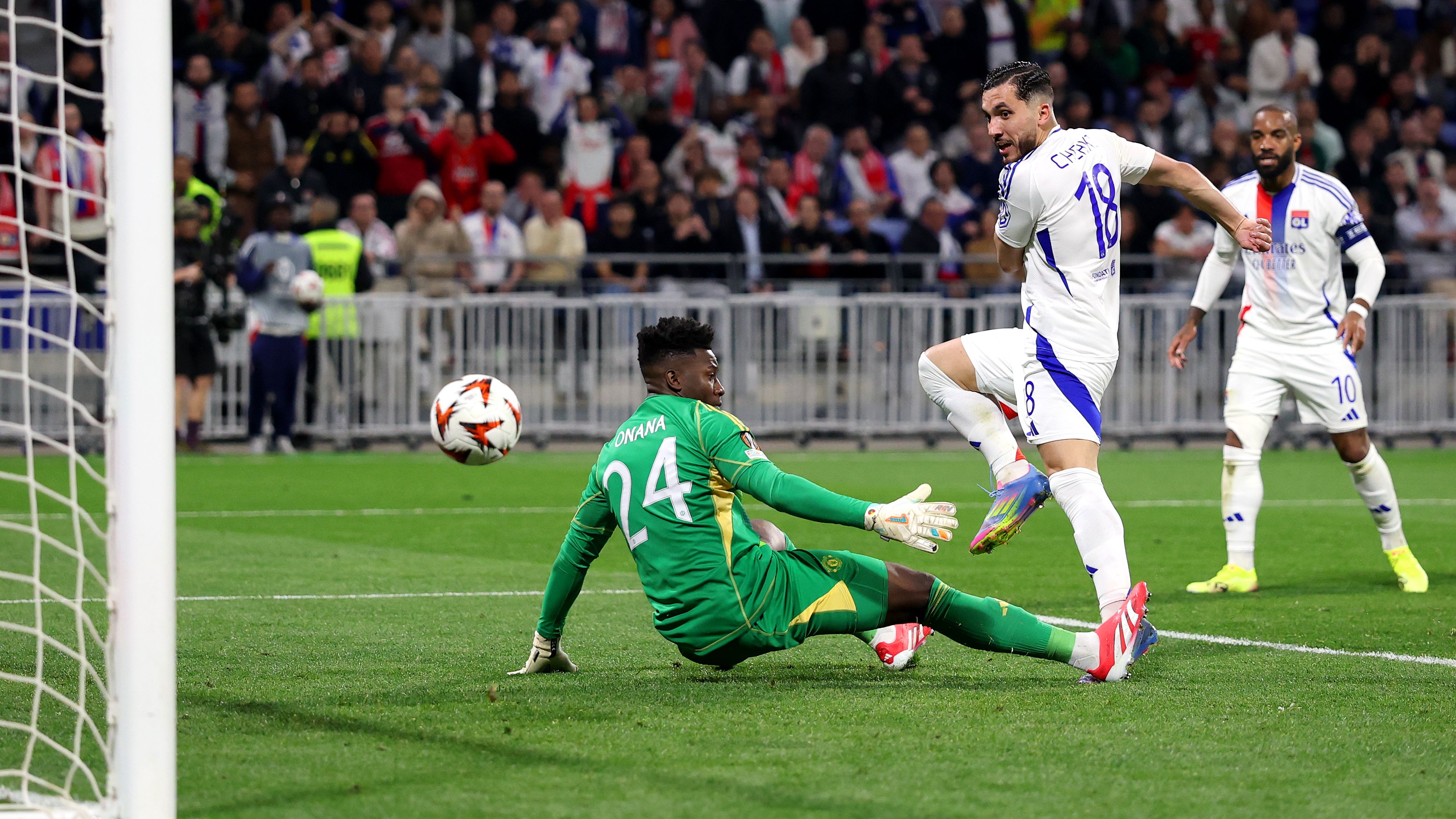 Olympique Lyonnais v Manchester United - UEFA Europa League 2024/25 Quarter Final First Leg
