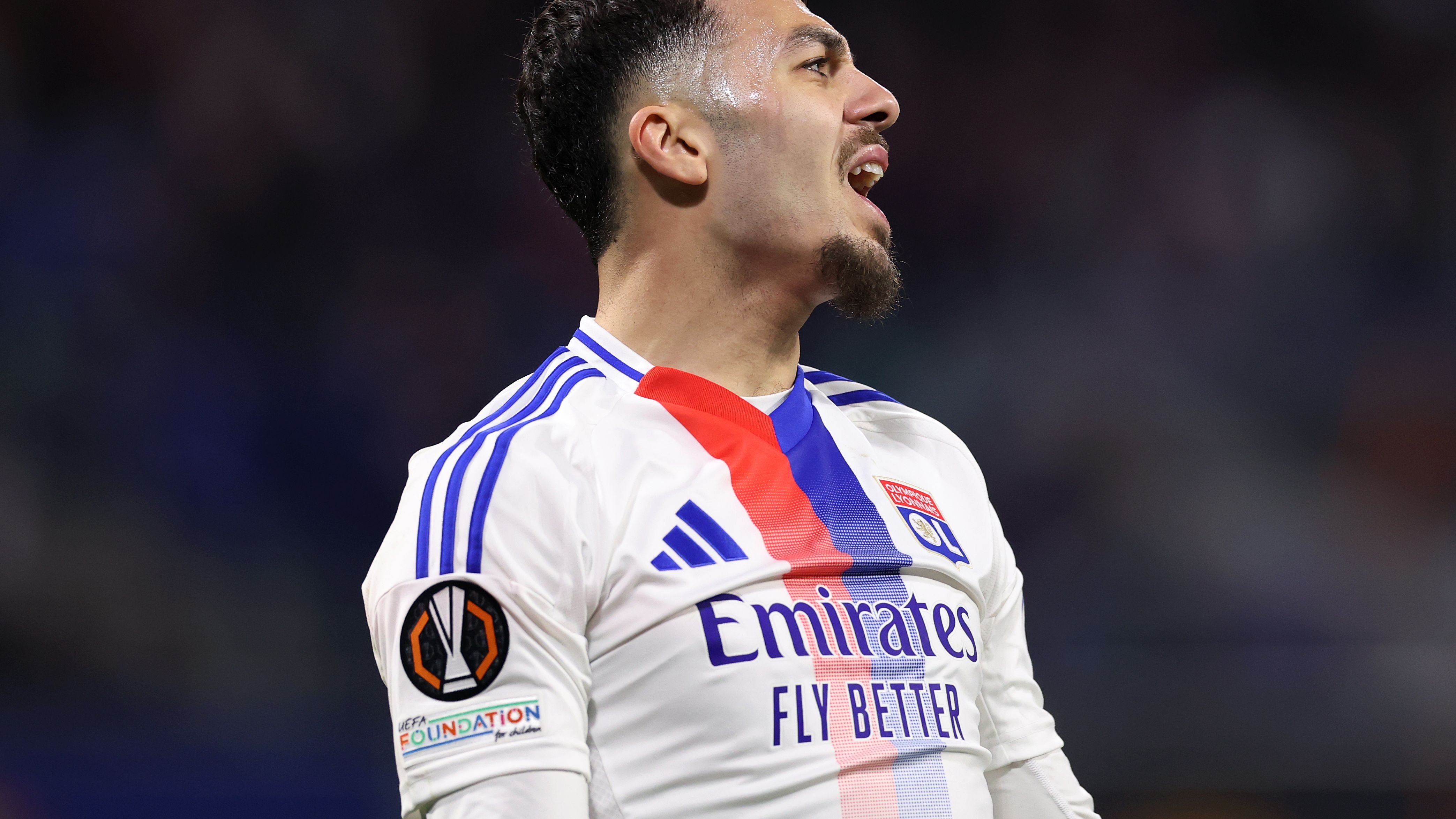 Olympique Lyonnais v Manchester United - UEFA Europa League 2024/25 Quarter Final First Leg