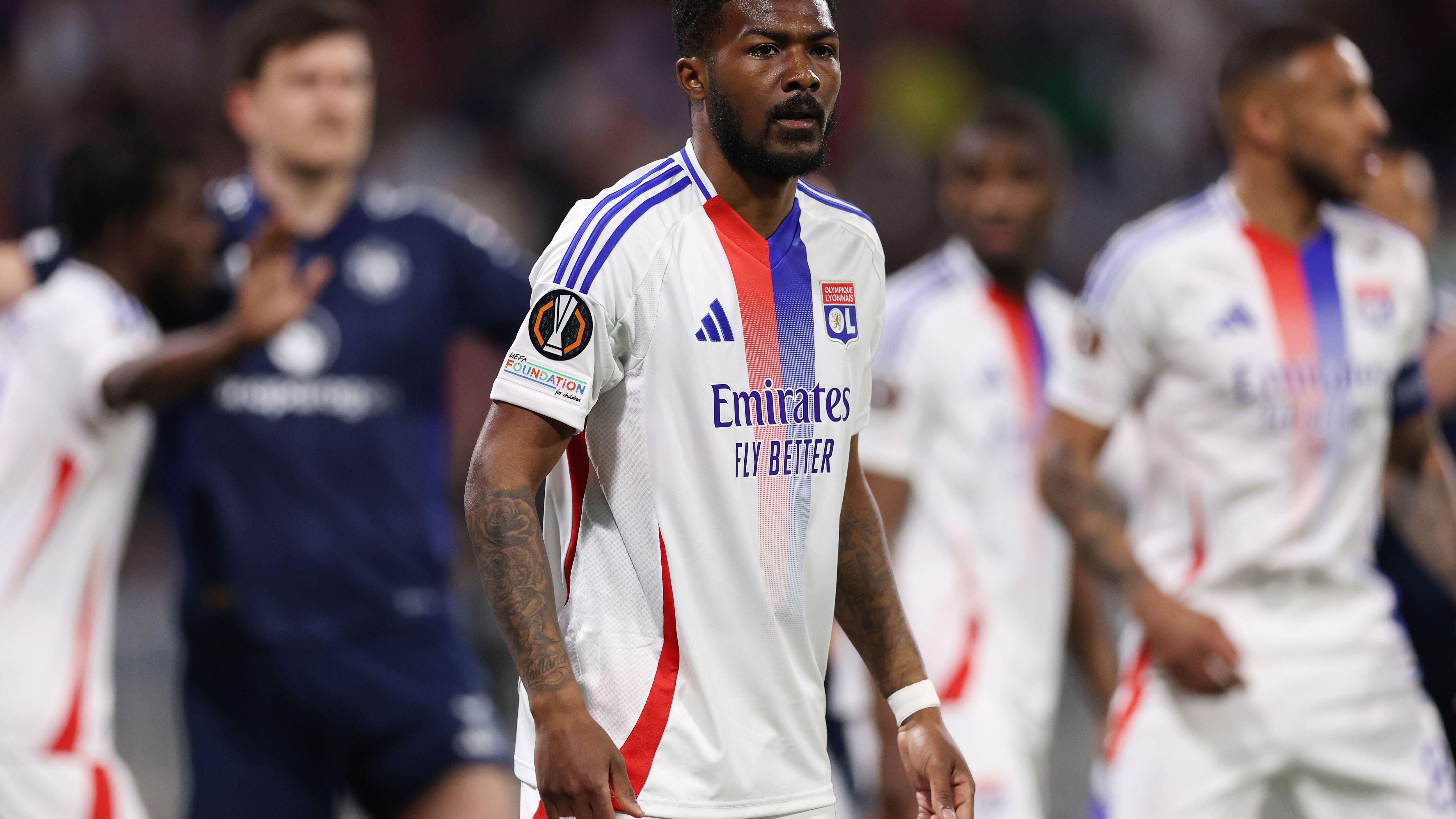 Olympique Lyonnais v Manchester United - UEFA Europa League 2024/25 Quarter Final First Leg