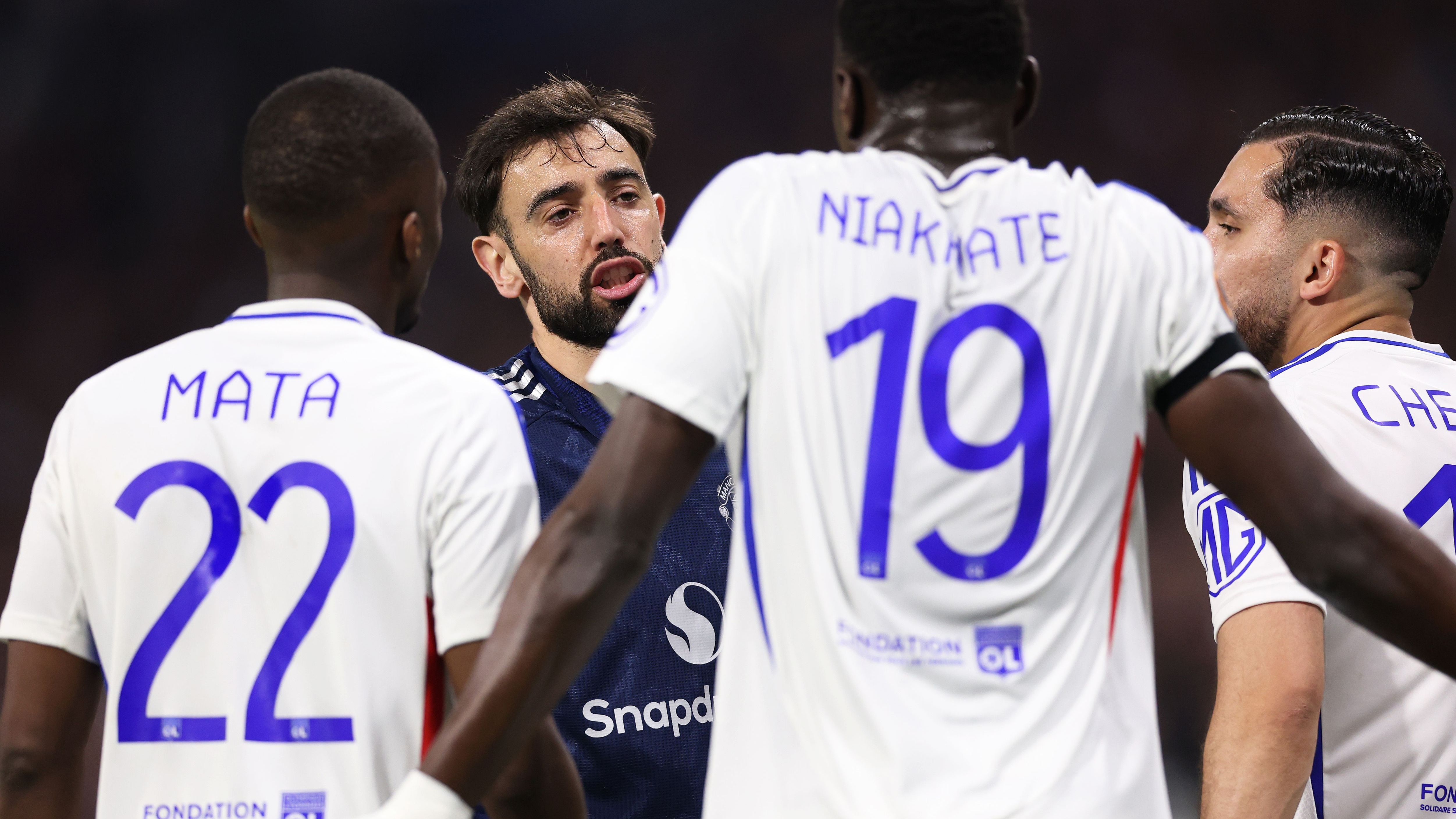 Olympique Lyonnais v Manchester United - UEFA Europa League 2024/25 Quarter Final First Leg