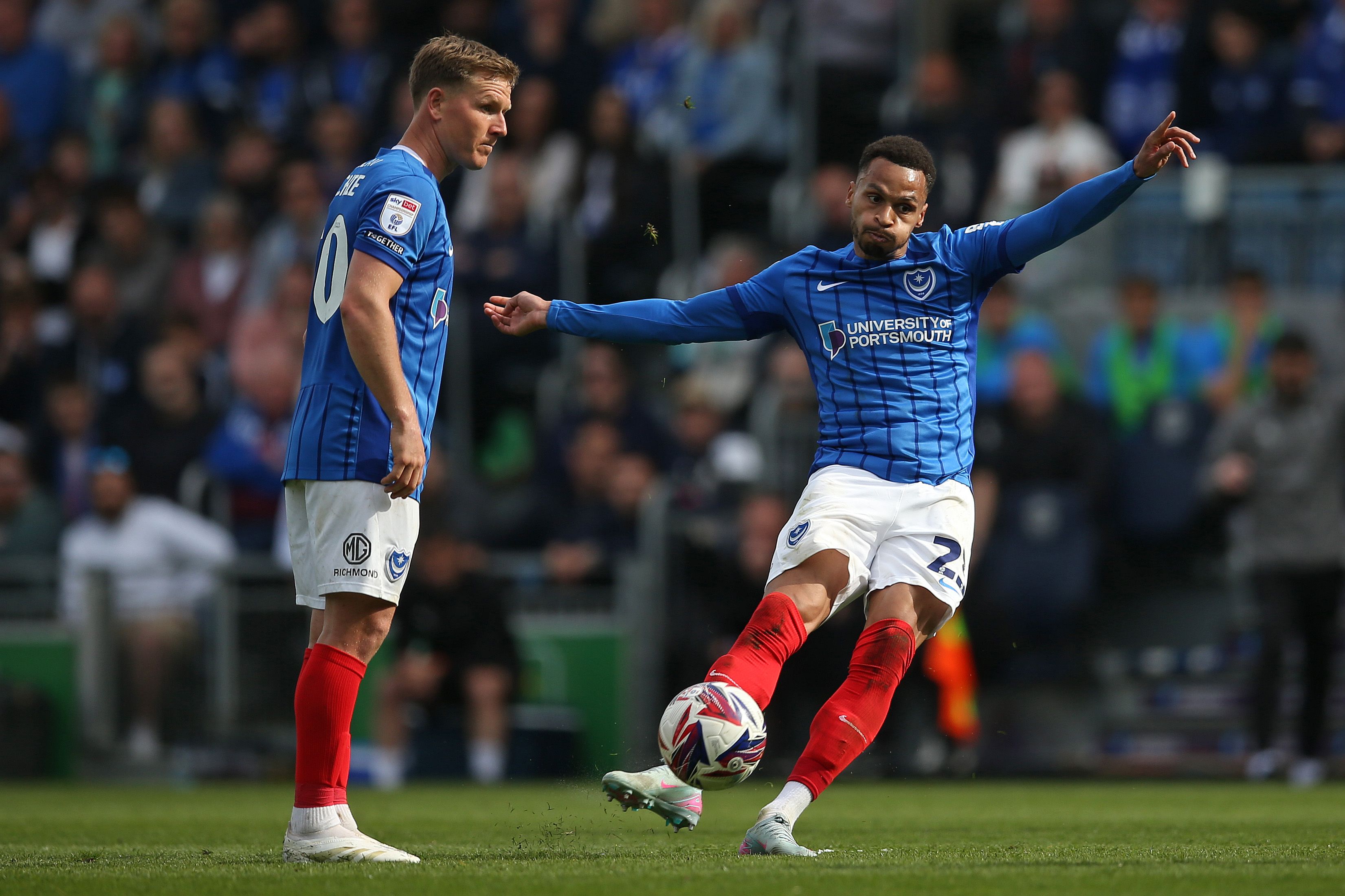 Portsmouth FC v Derby County FC - Sky Bet Championship