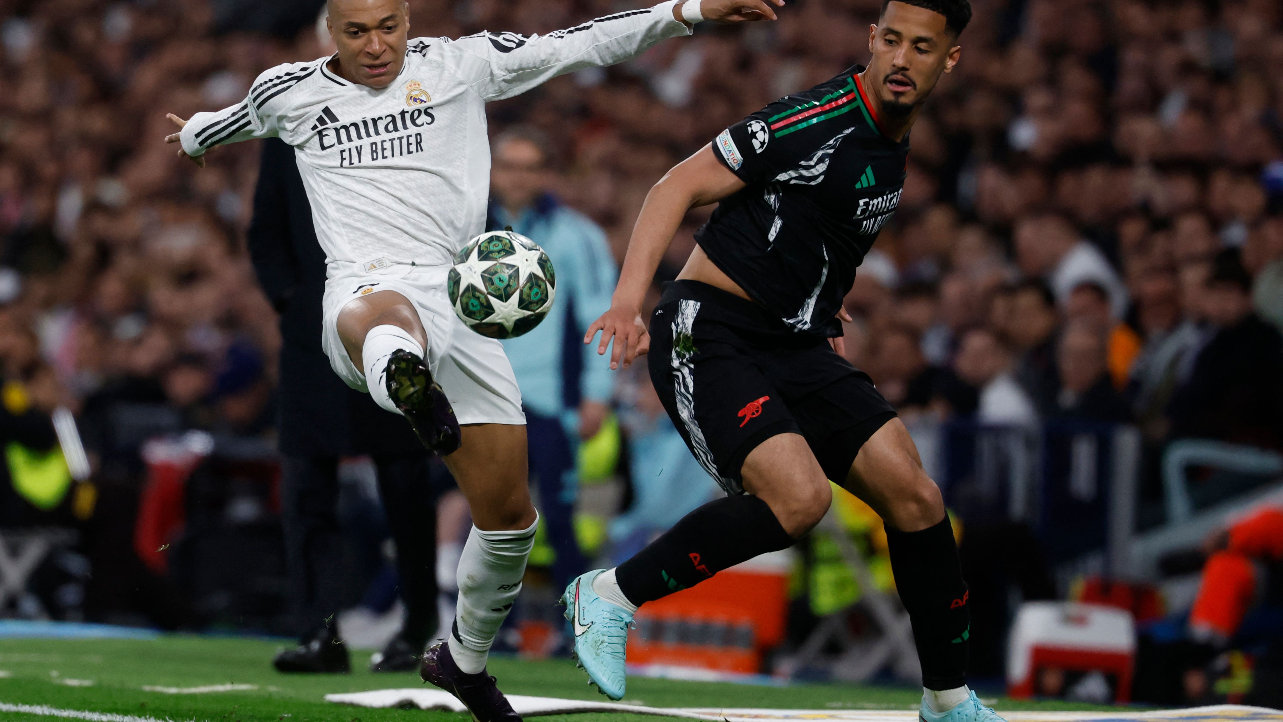 William Saliba cash avec Kylian Mbappé après Real-Arsenal : "C'est très..."
