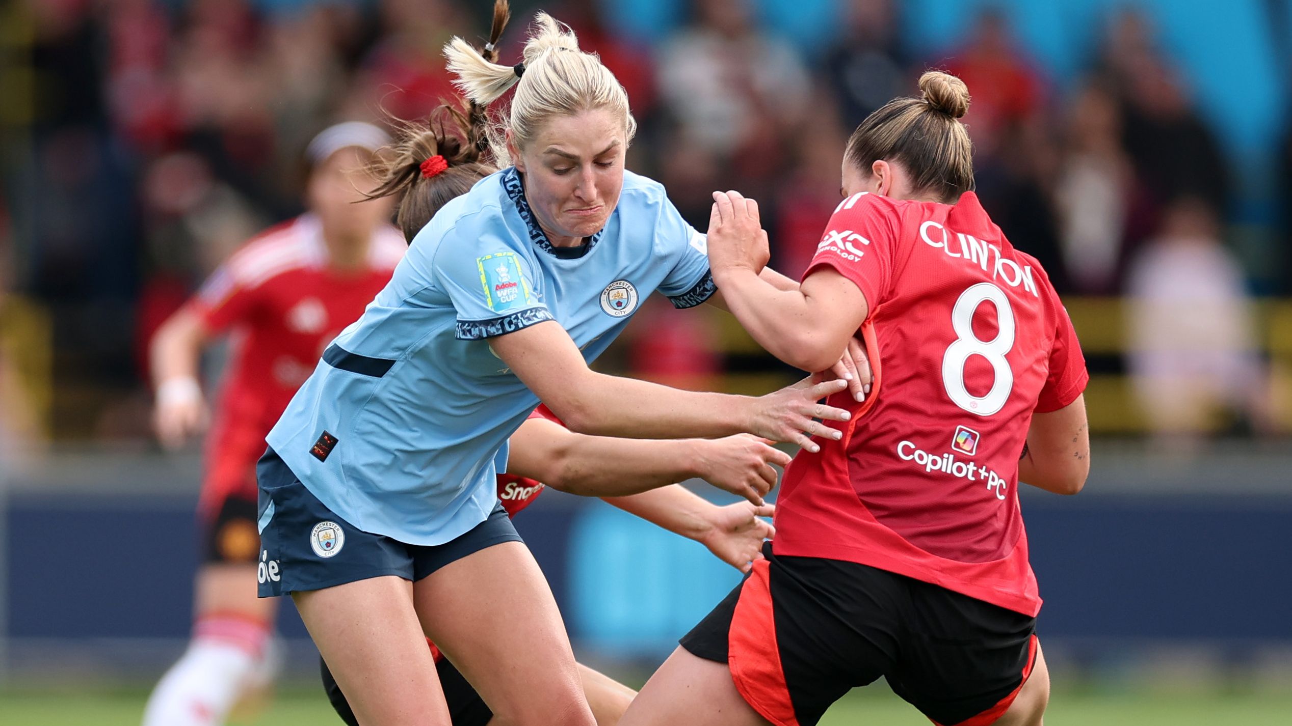Manchester City v Manchester United - The Adobe Women's FA Cup Semi Final