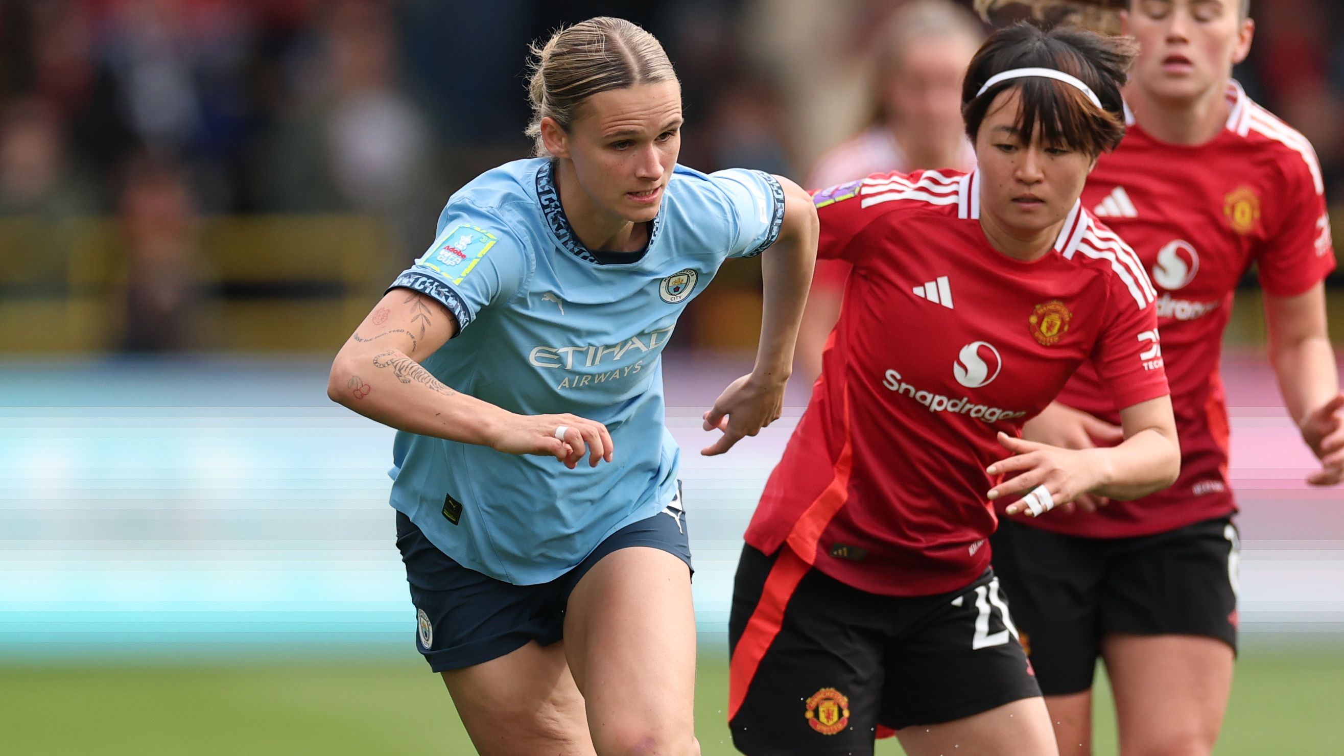 Manchester City v Manchester United - The Adobe Women's FA Cup Semi Final