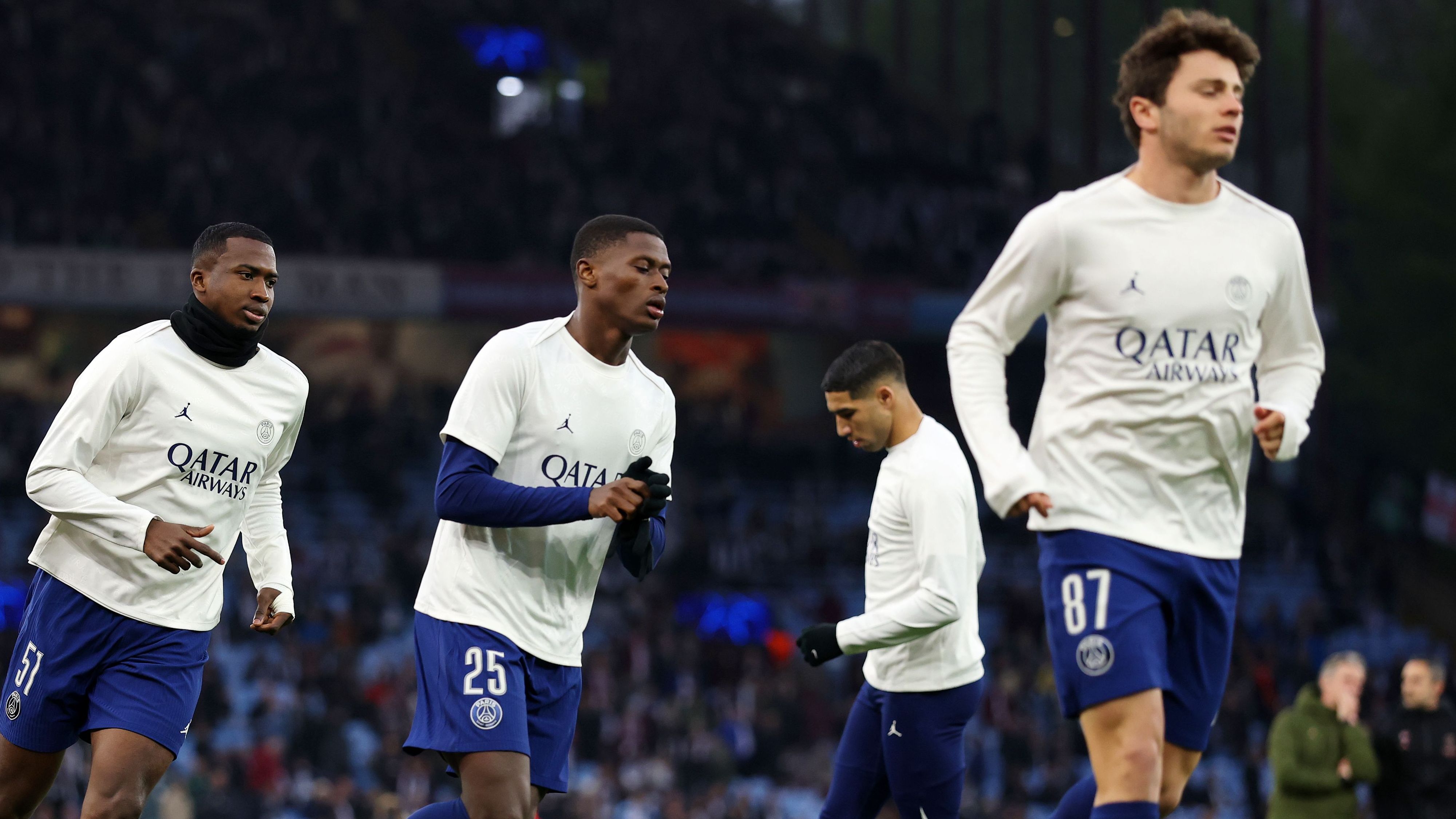 Aston Villa FC v Paris Saint-Germain - UEFA Champions League 2024/25 Quarter Final Second Leg