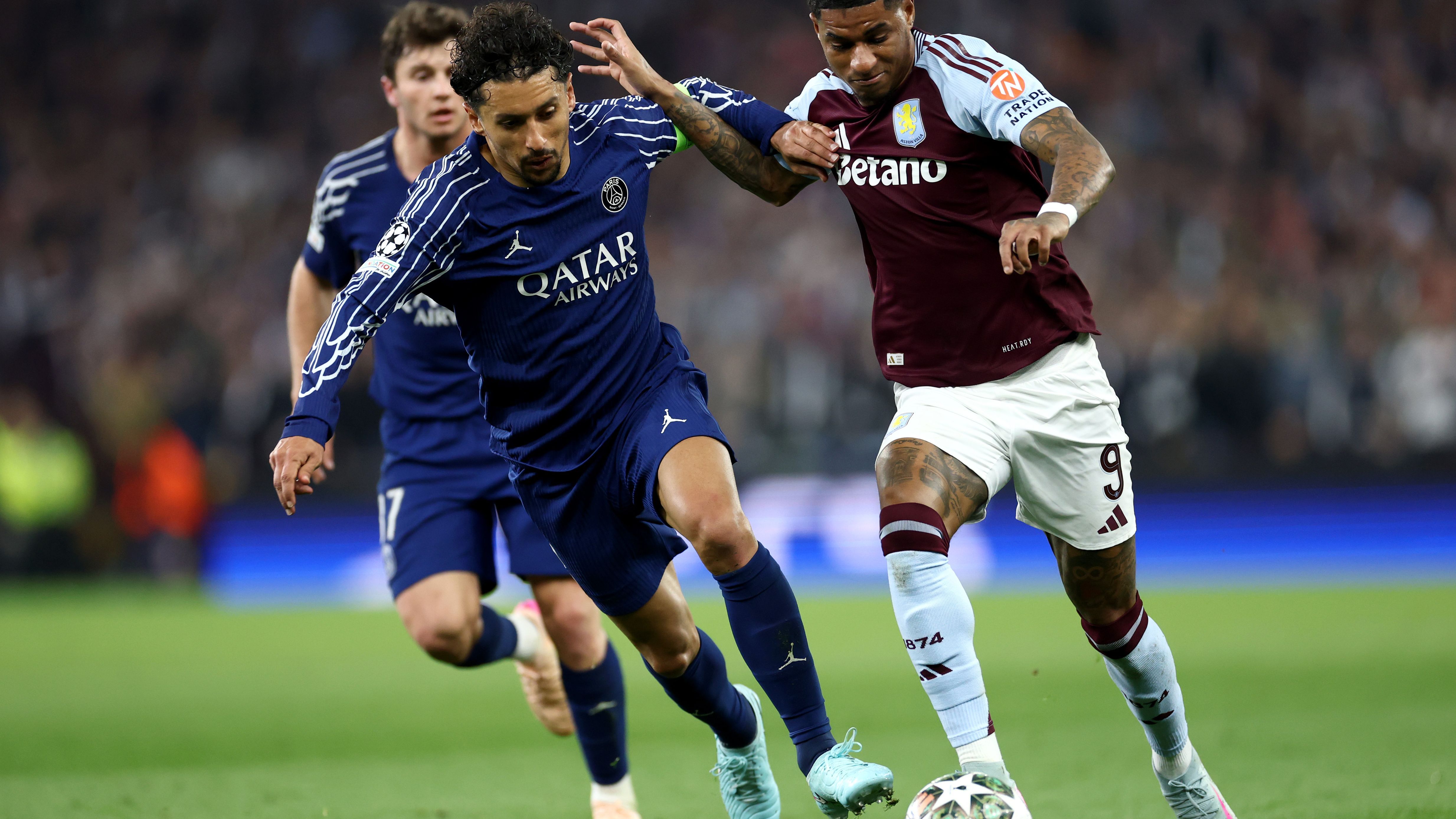 Aston Villa FC v Paris Saint-Germain - UEFA Champions League 2024/25 Quarter Final Second Leg