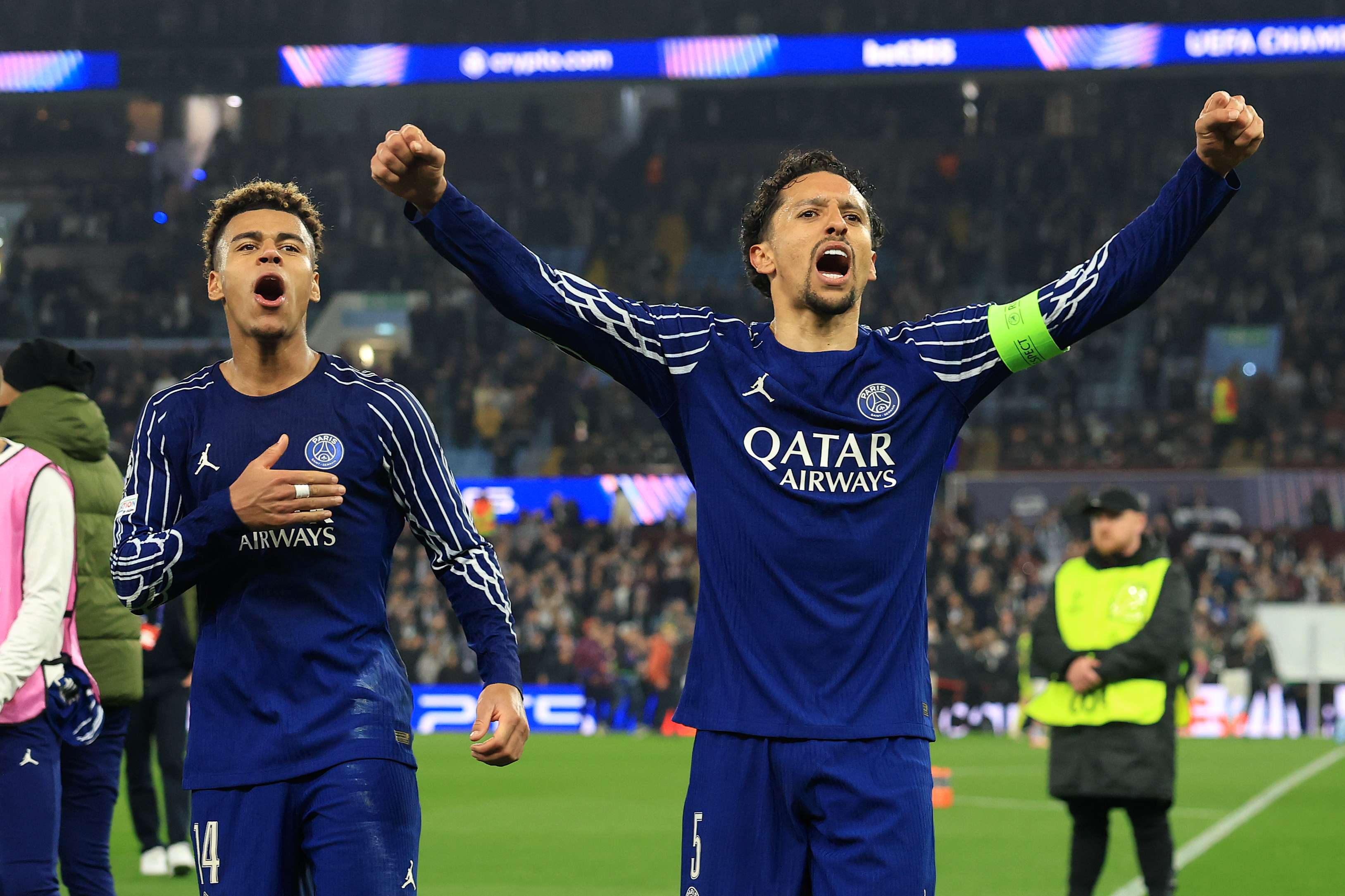 Aston Villa FC v Paris Saint-Germain - UEFA Champions League 2024/25 Quarter Final Second Leg