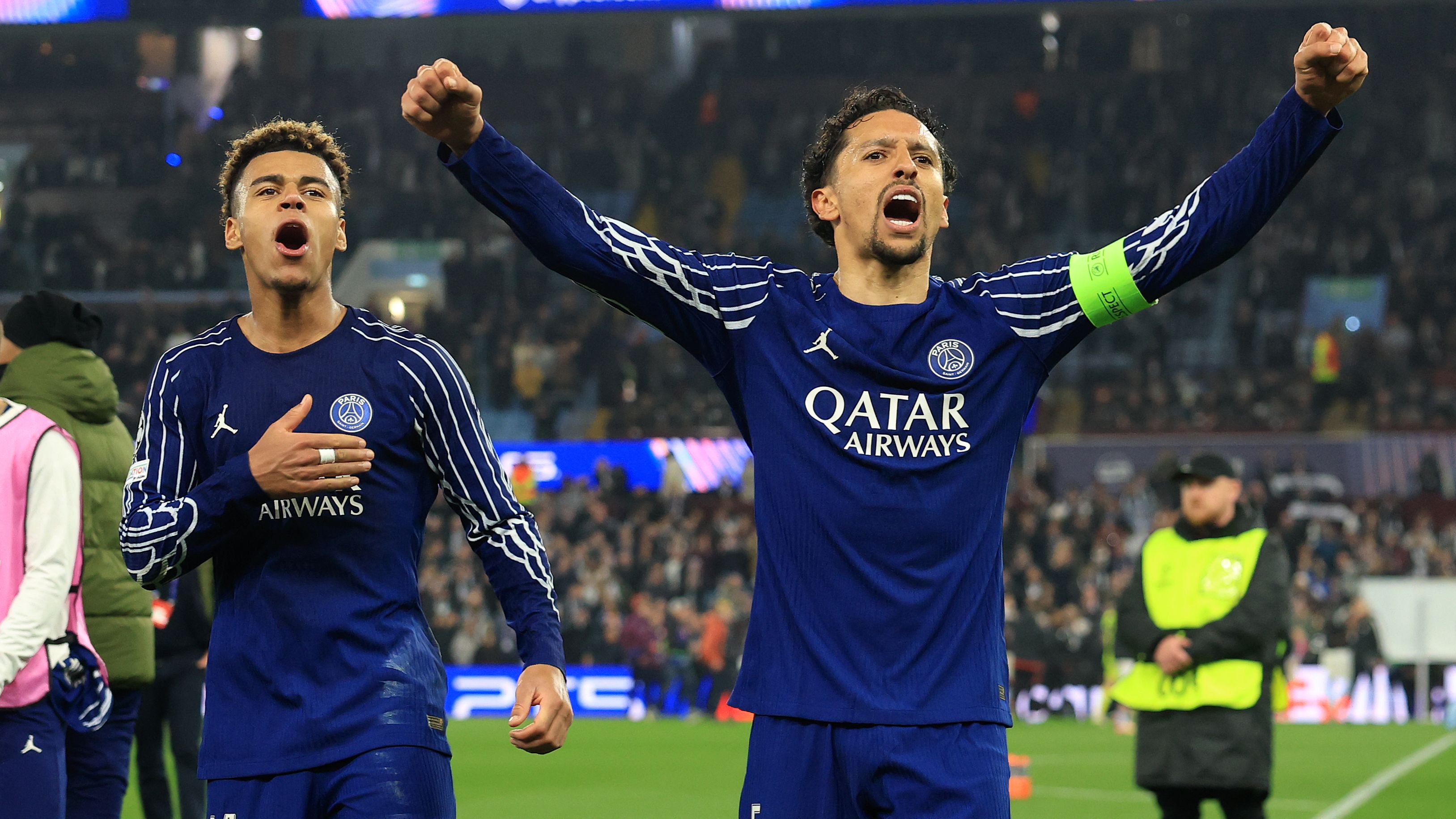 Aston Villa FC v Paris Saint-Germain - UEFA Champions League 2024/25 Quarter Final Second Leg