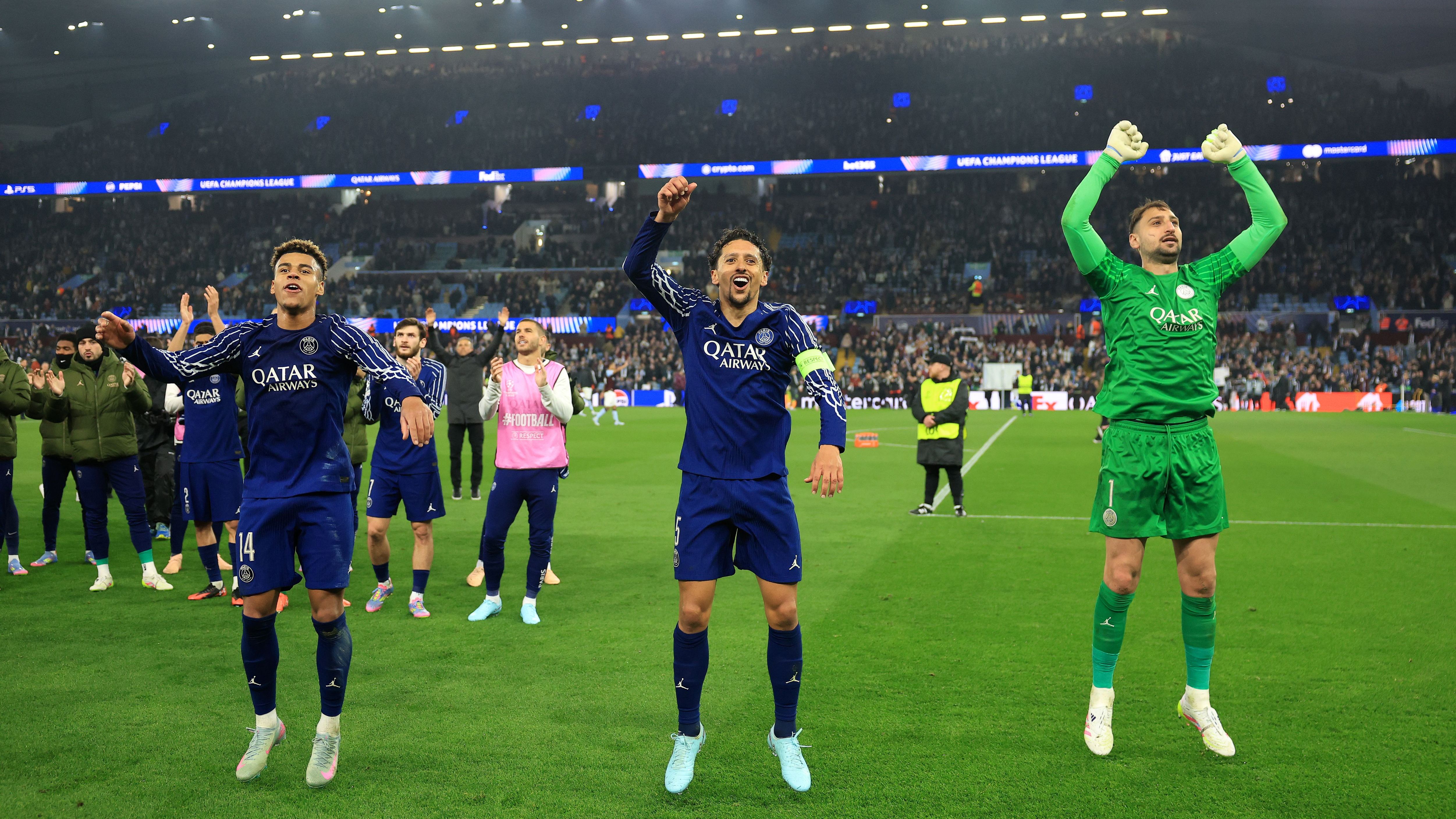 Aston Villa FC v Paris Saint-Germain - UEFA Champions League 2024/25 Quarter Final Second Leg