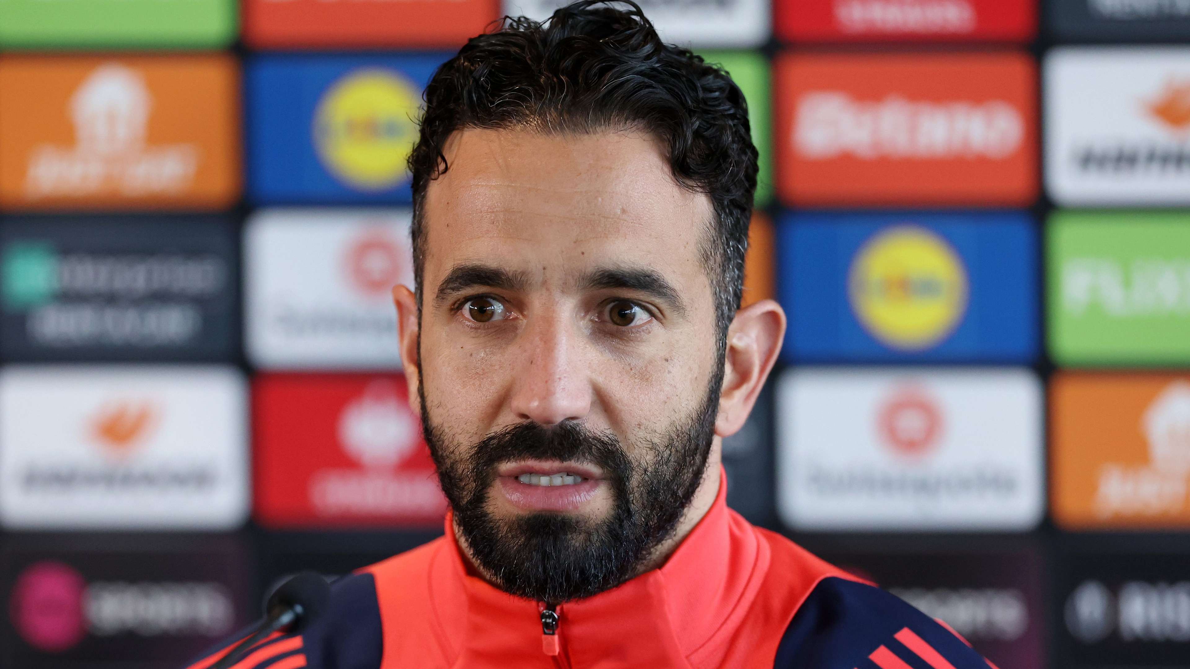 Manchester United Training Session And Press Conference - UEFA Europa League 2024/25 Quarter Final Second Leg