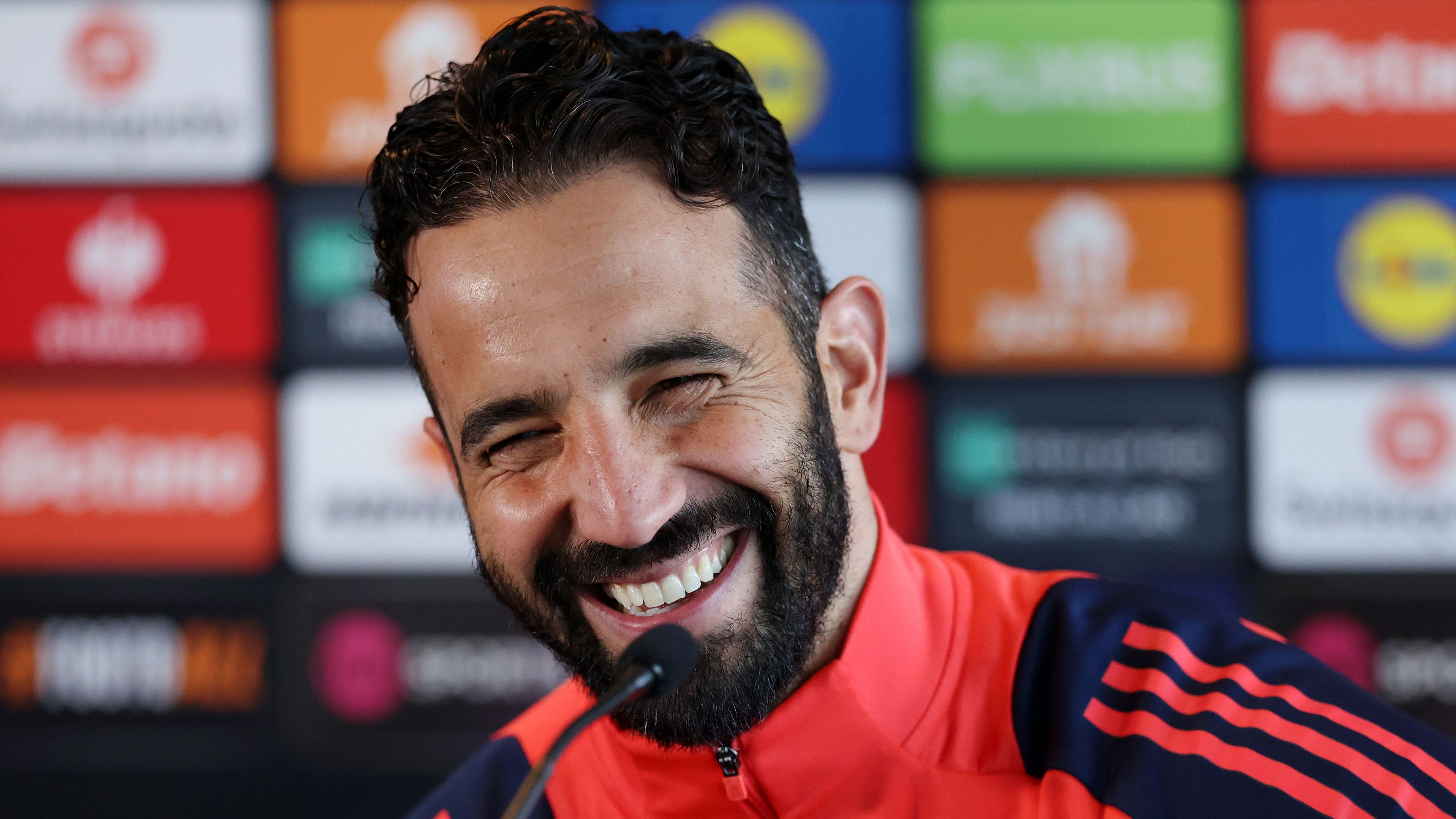 Manchester United Training Session And Press Conference - UEFA Europa League 2024/25 Quarter Final Second Leg