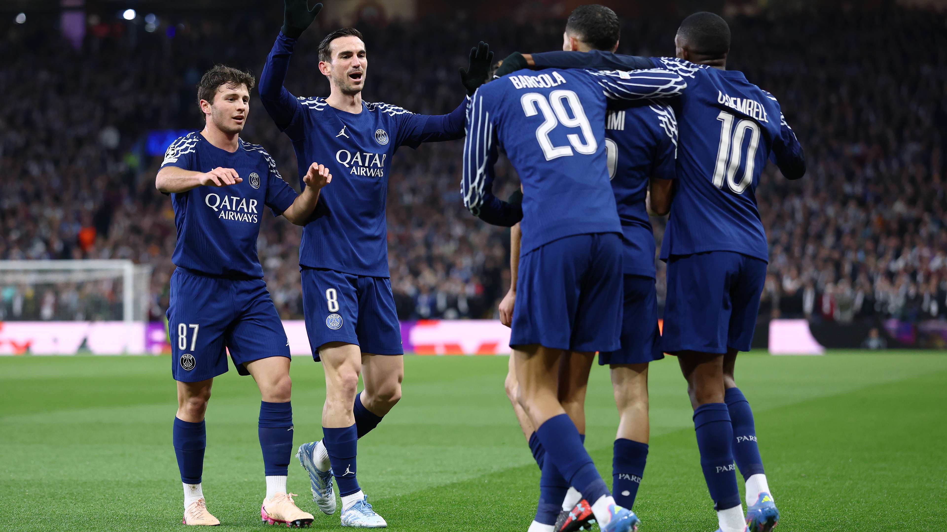 Aston Villa FC v Paris Saint-Germain - UEFA Champions League 2024/25 Quarter Final Second Leg