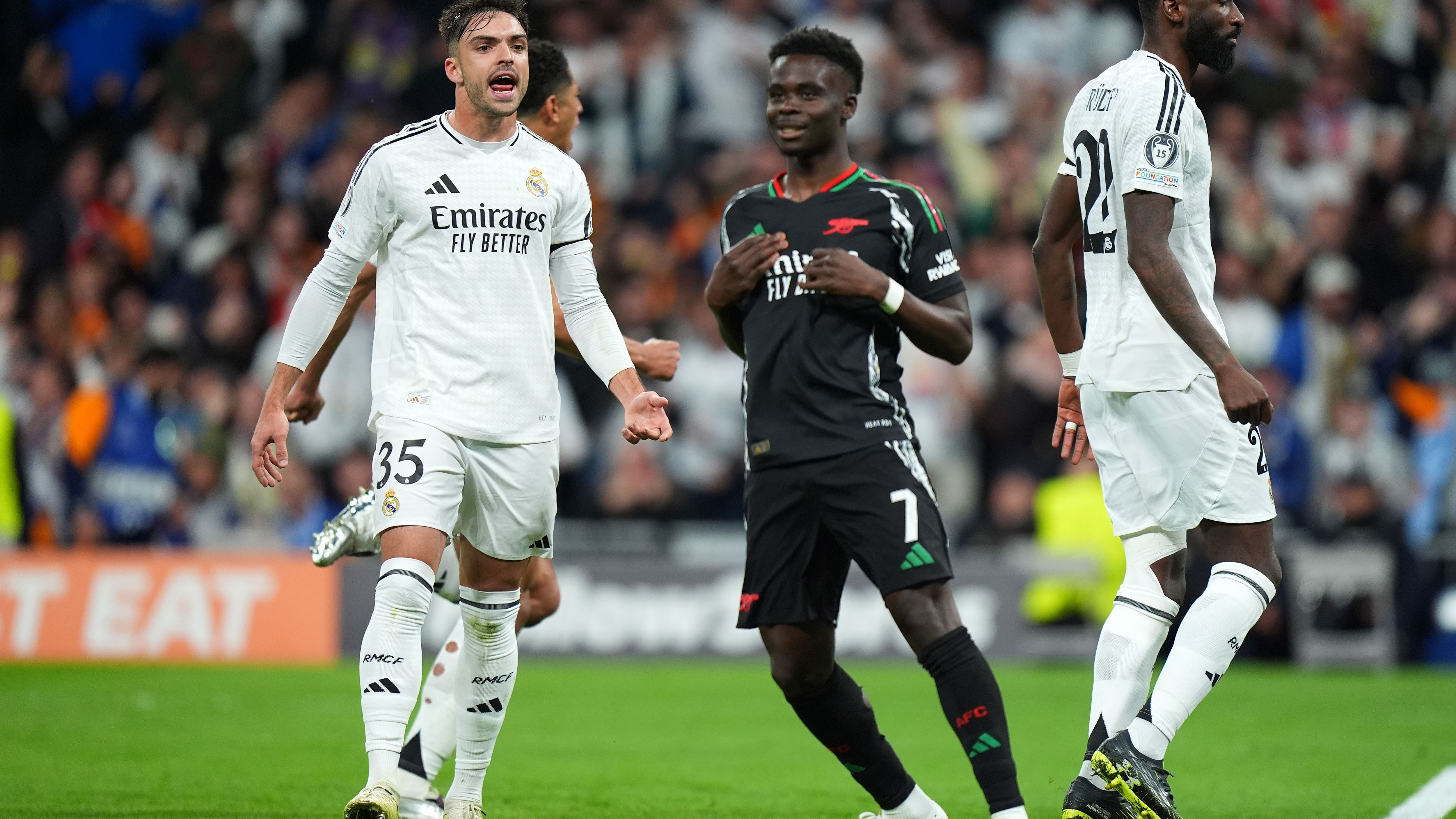 Real Madrid C.F. v Arsenal FC - UEFA Champions League 2024/25 Quarter Final Second Leg