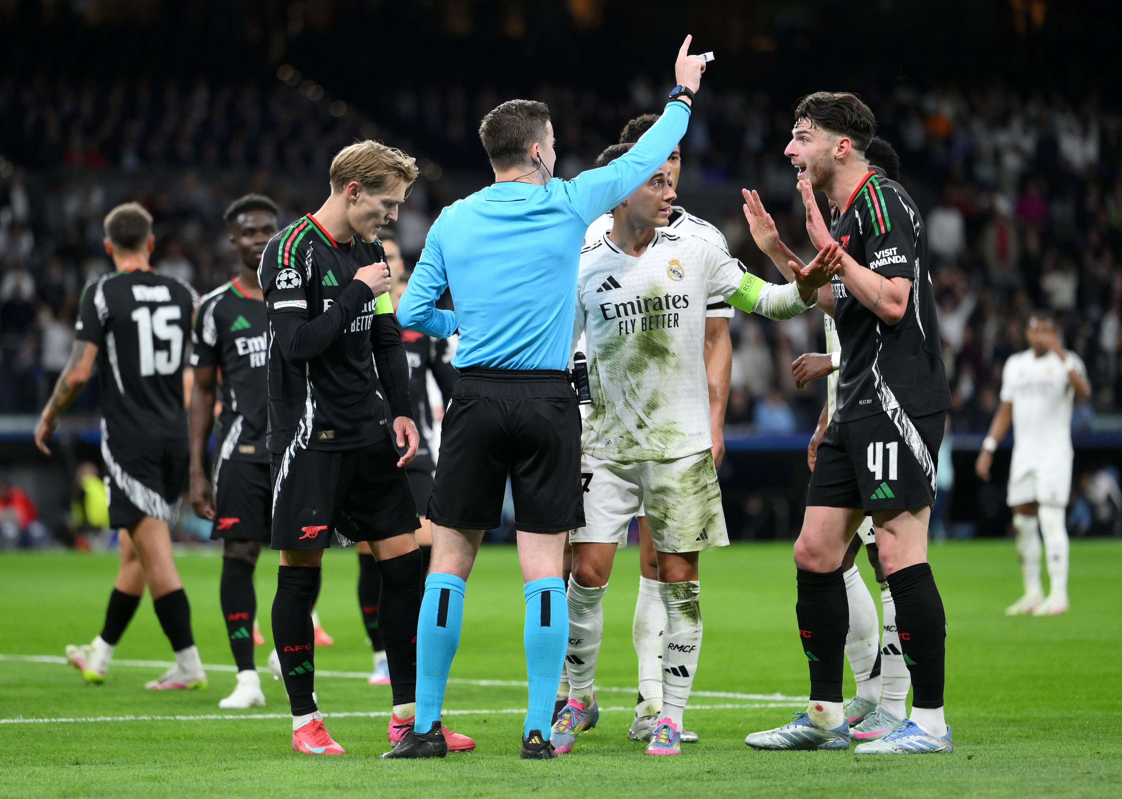 Real Madrid C.F. v Arsenal FC - UEFA Champions League 2024/25 Quarter Final Second Leg